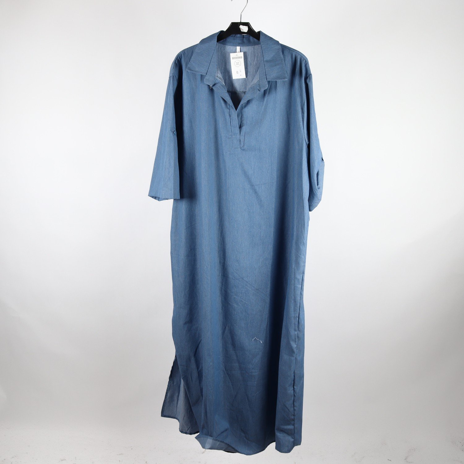 Klänning, Okänd, blå, stl. ca. XL/XXL