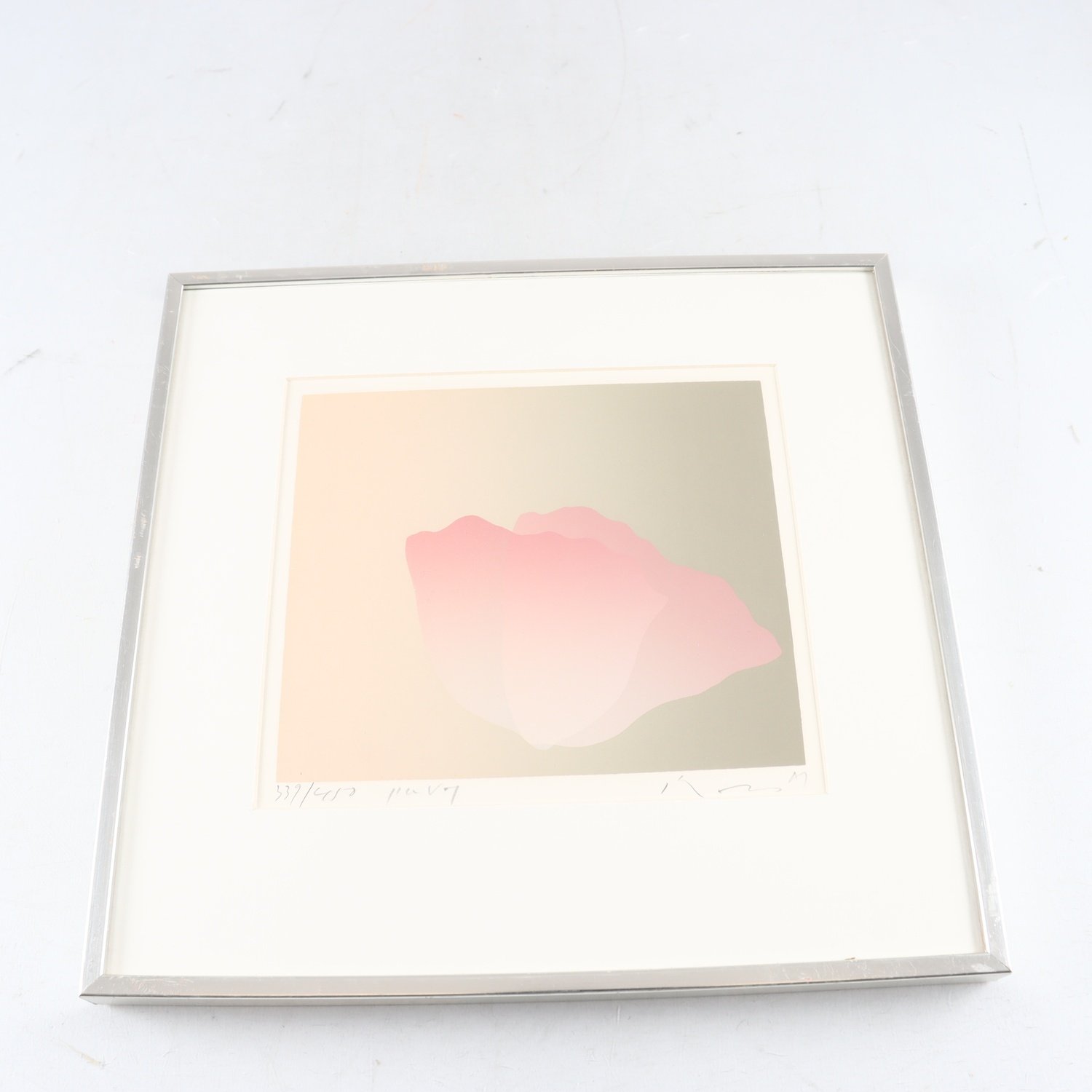 Litografi, Kozo Inoue, Japan, (f.1937), signerad, 339/410. Samfraktas ej.