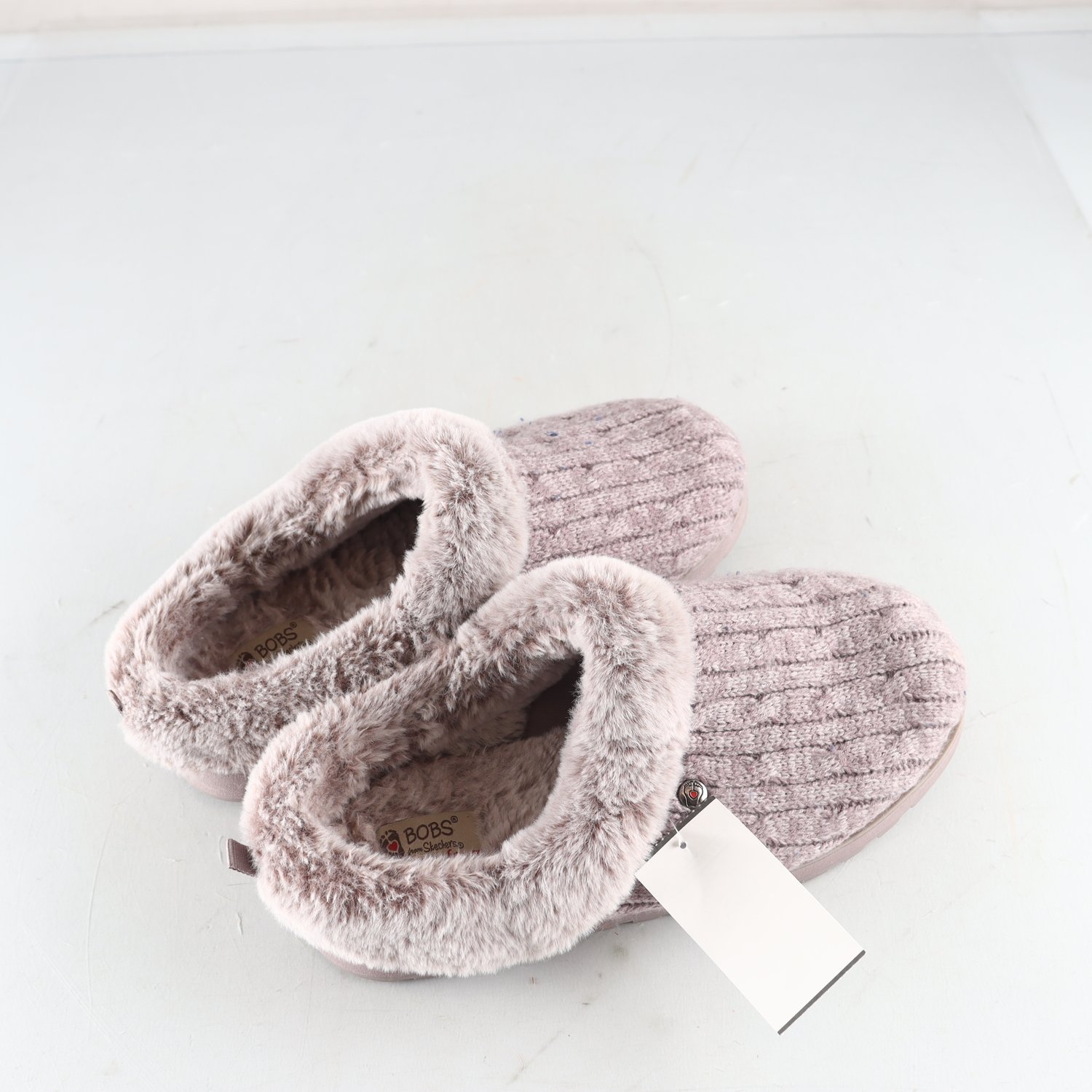 Tofflor, Bobs from Skechers, lil, beige, stl. 39