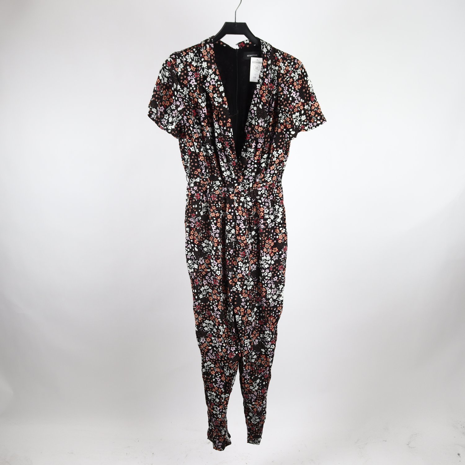 Byxdress, Minkpink, blommig, stl. S