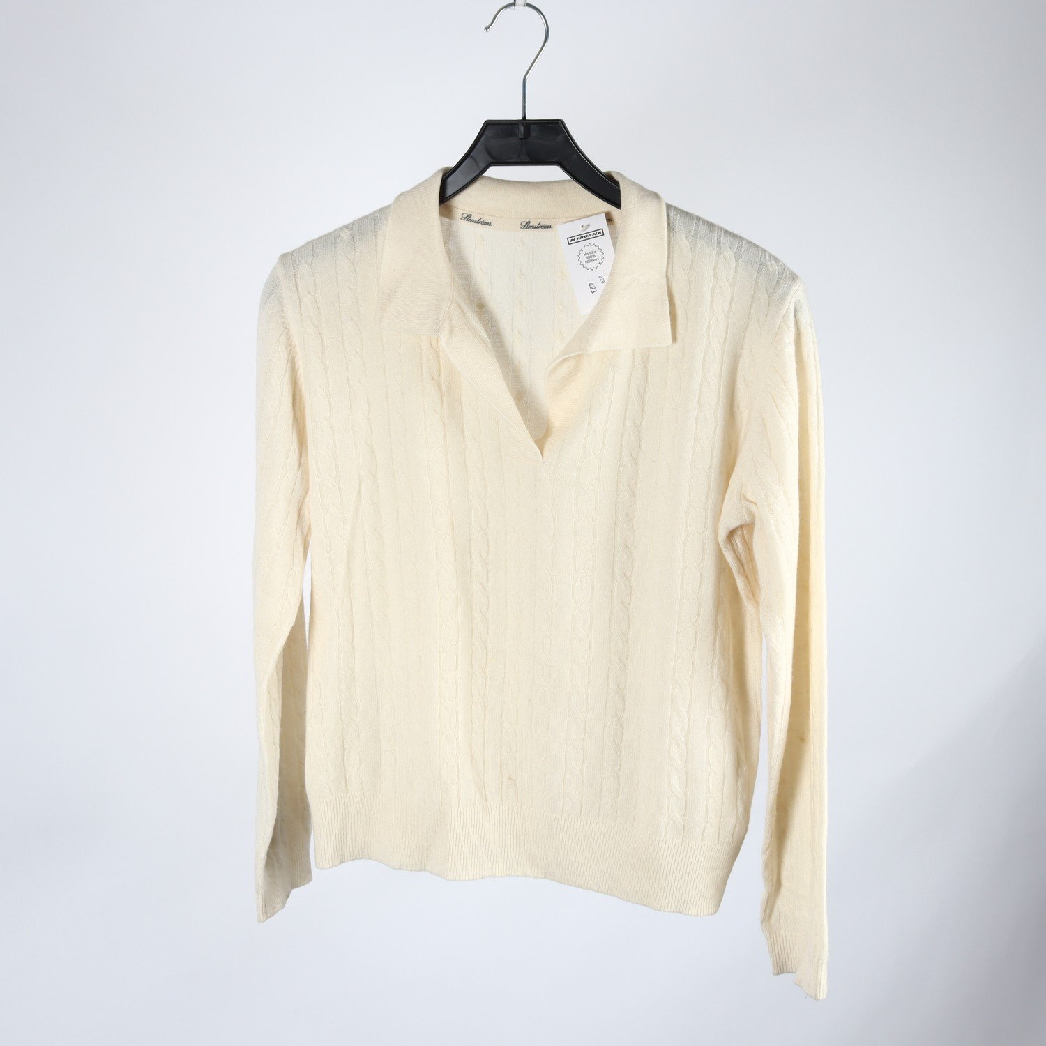 Tröja, Stenströms, offwhite, cashmere, stl. S