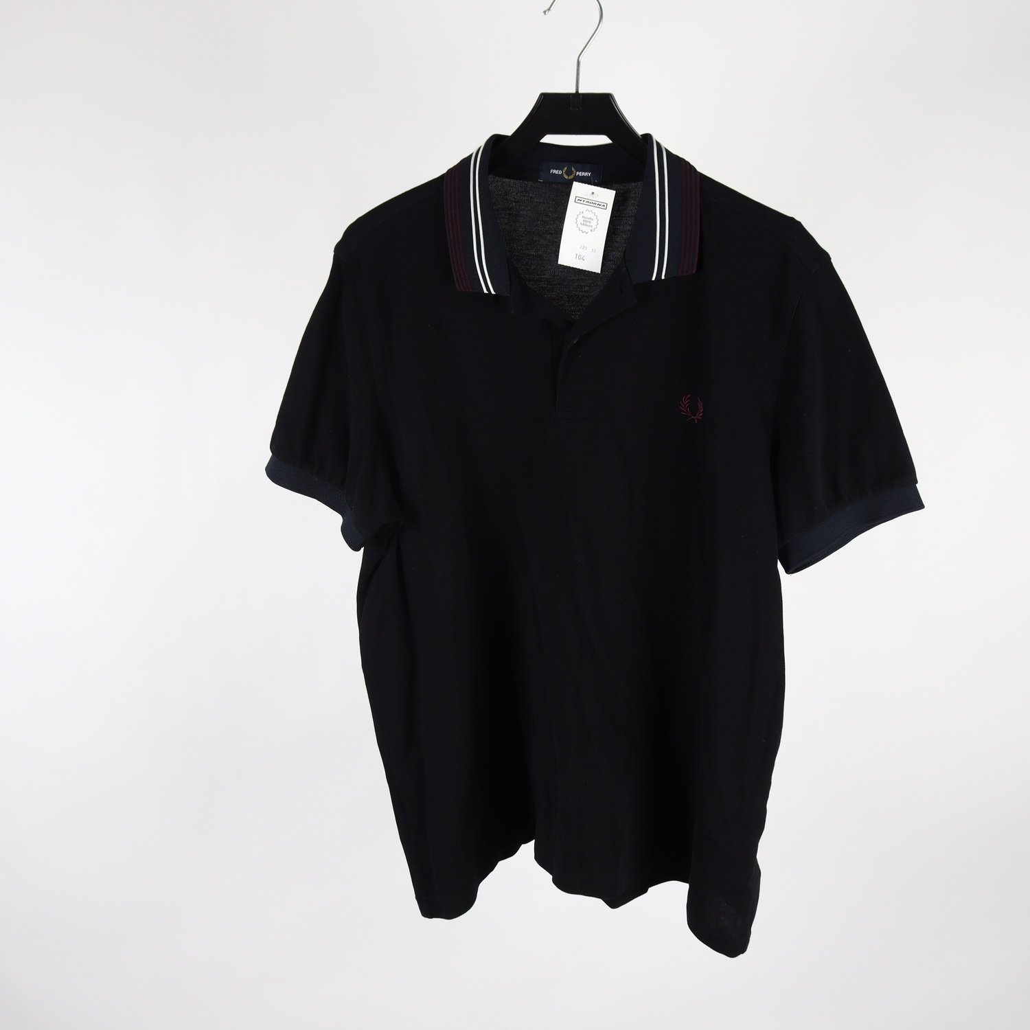 Pikétröja, Fred Perry, blå, stl. L