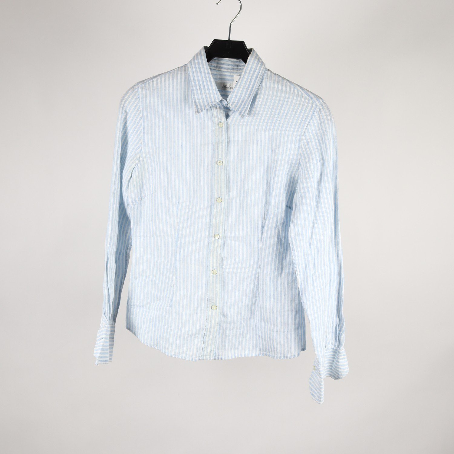 Blus, Stenströms, blå, vit, randig, stl. 36