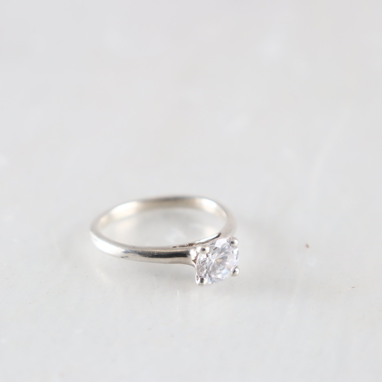 Ring, Silver, Sten, Brv: 2,9 g