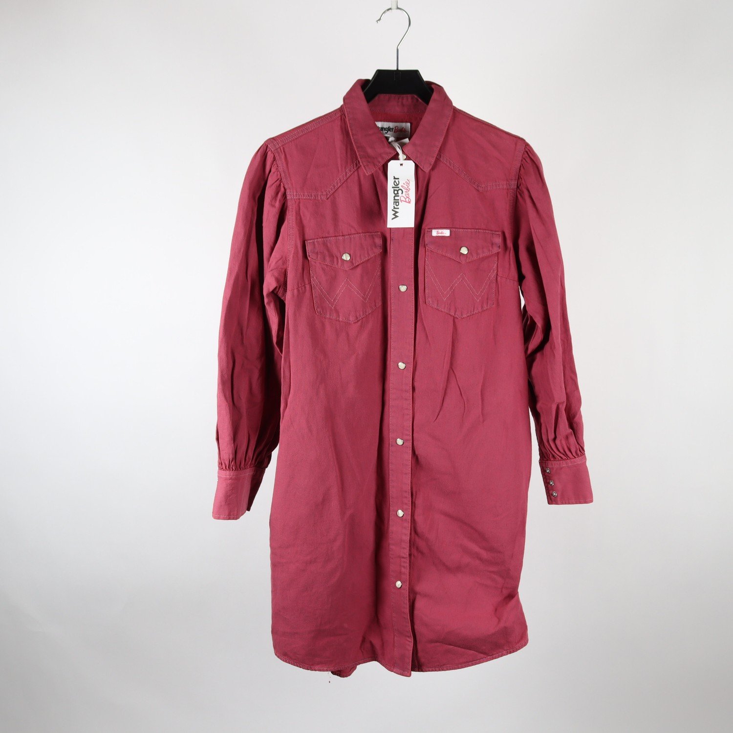Jeansklänning, Wrangler x Barbie, rosa, stl. S