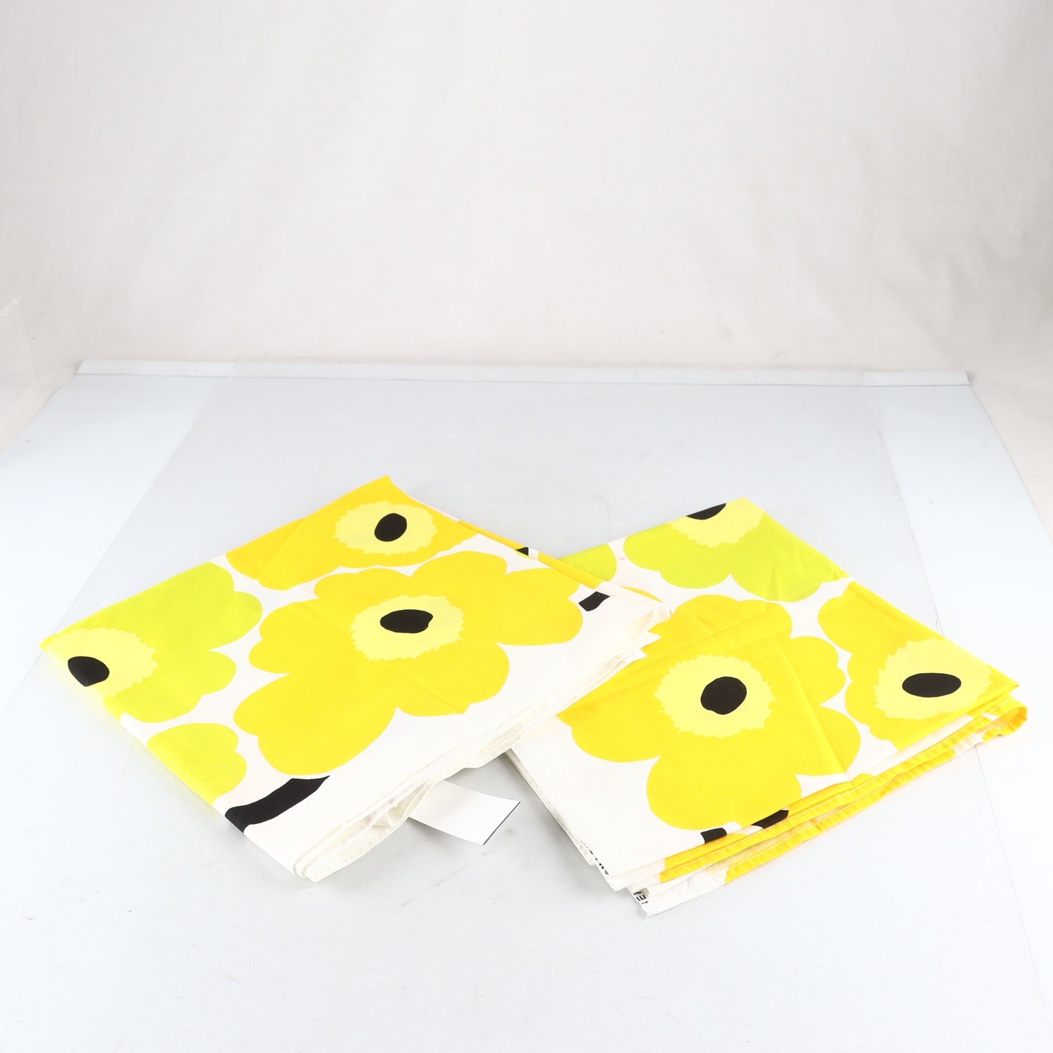Gardinlängder, Marimekko, gul, grön