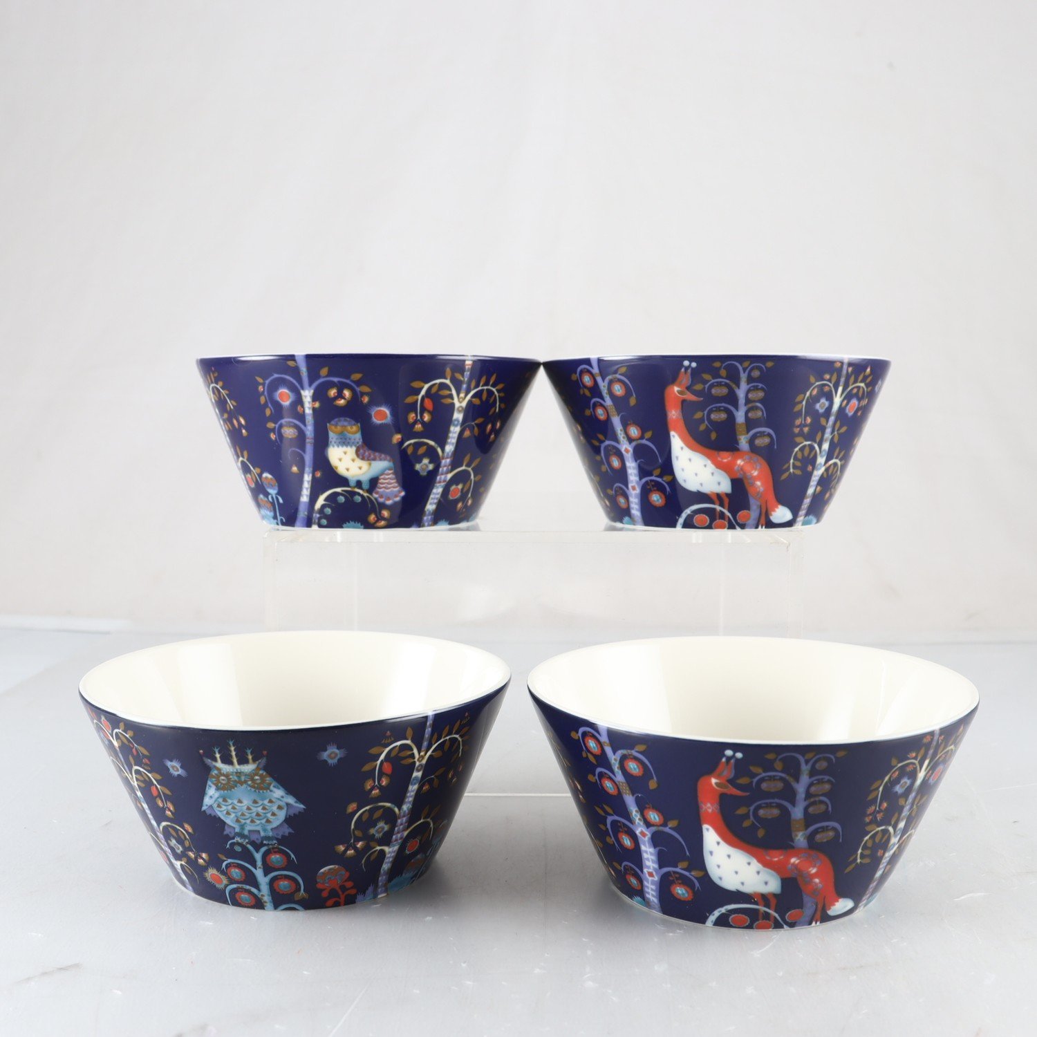 Skålar, Taika, Heikki Orvola, Iittala, 4 st. Samfraktas ej.