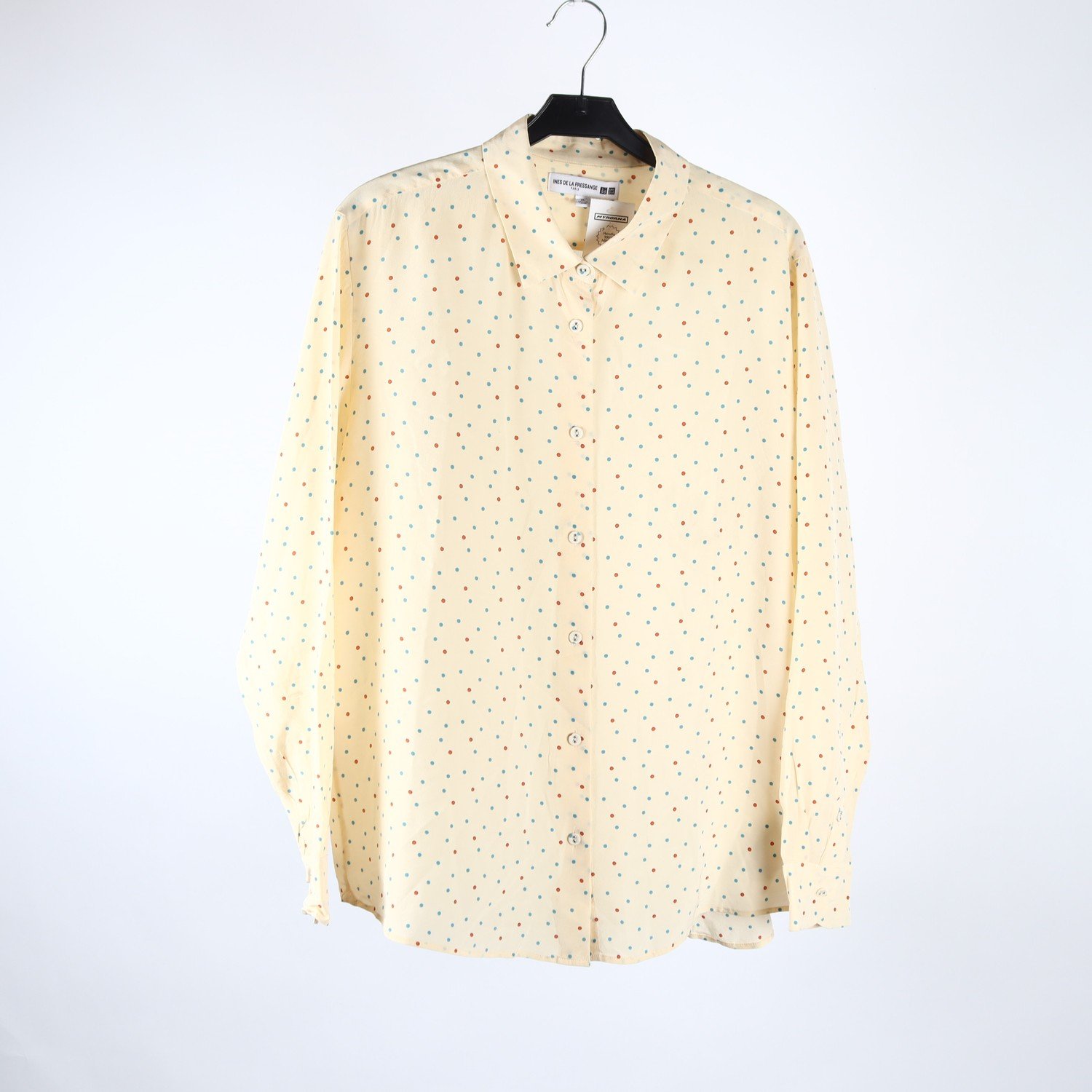 Blus, Ines De La Fressange, prickig, stl. XL