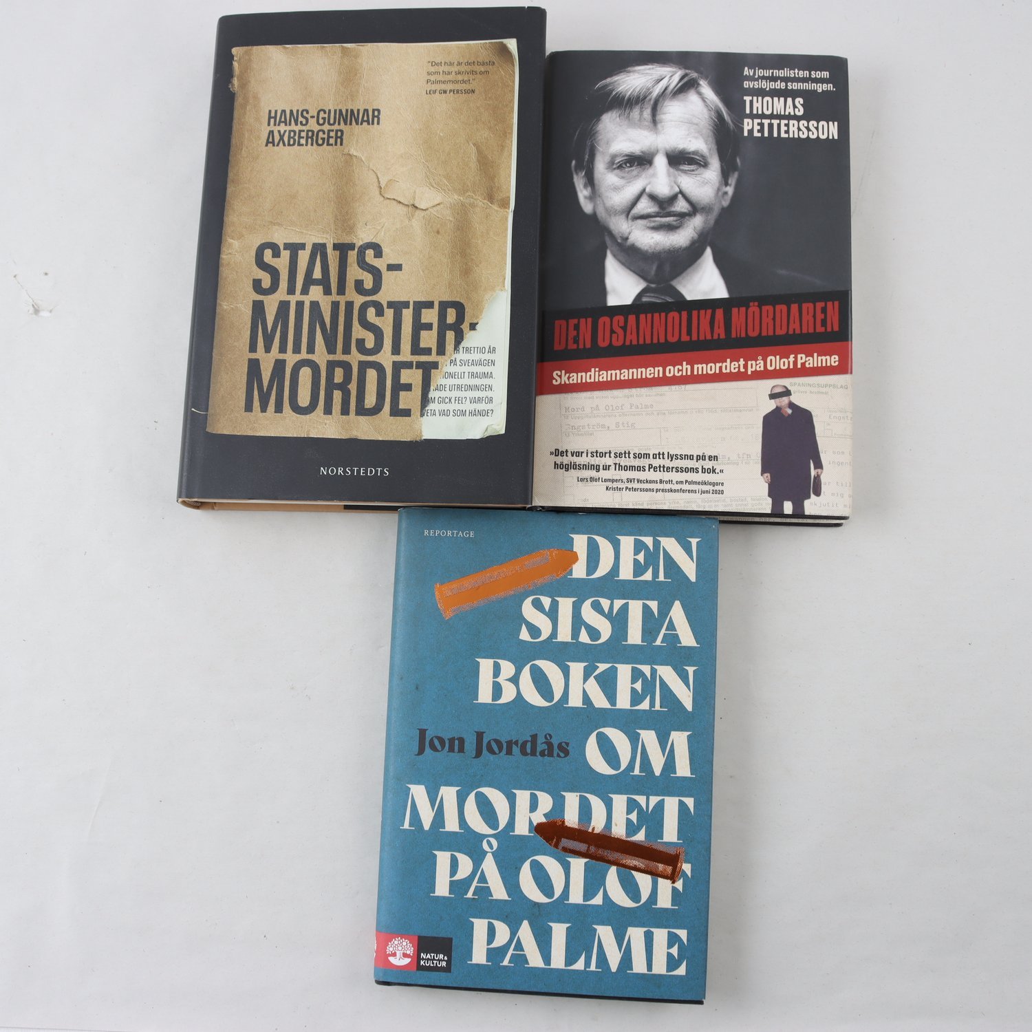 Palmemordet, bokpaket med 3 volymer