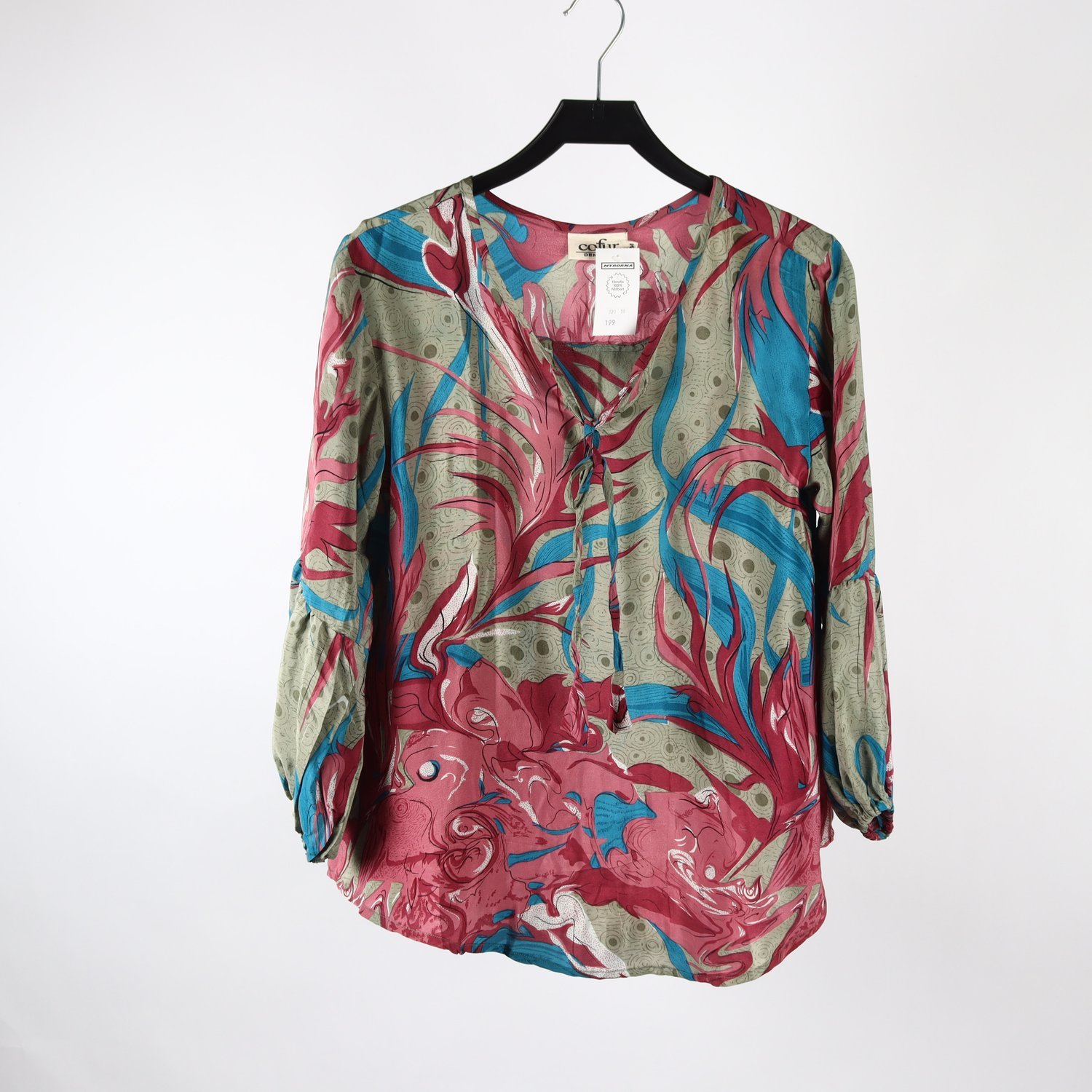 Blus, Cofur Denmark, mönstrad, stl. S/M