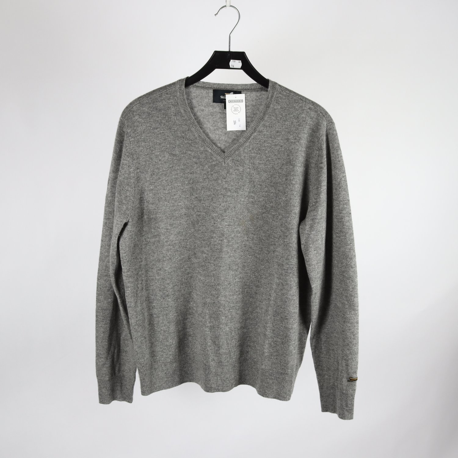 Tröja, Slazenger, grå, cashmere, stl. L