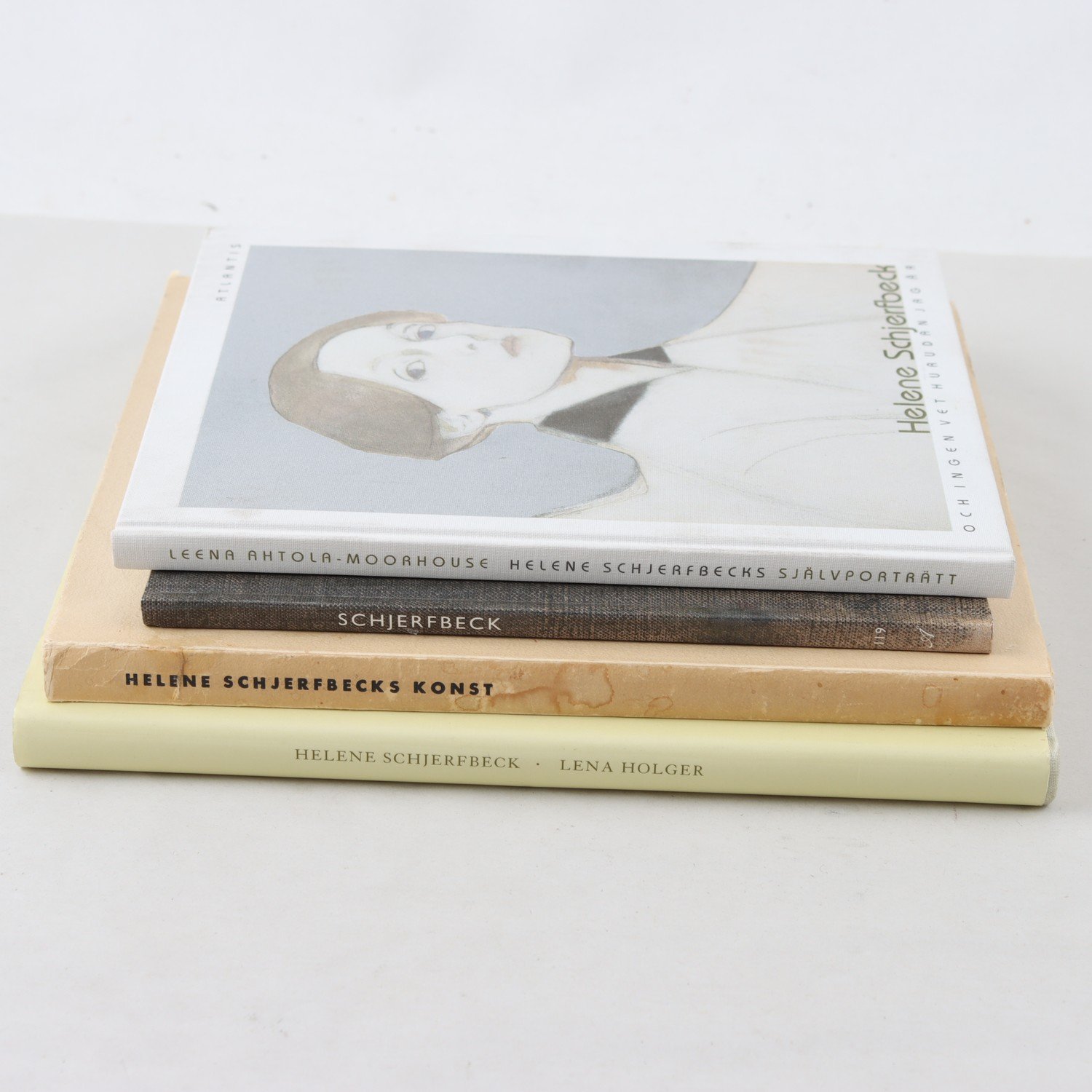 Helene Schjerfbeck, bokpaket med 4 volymer