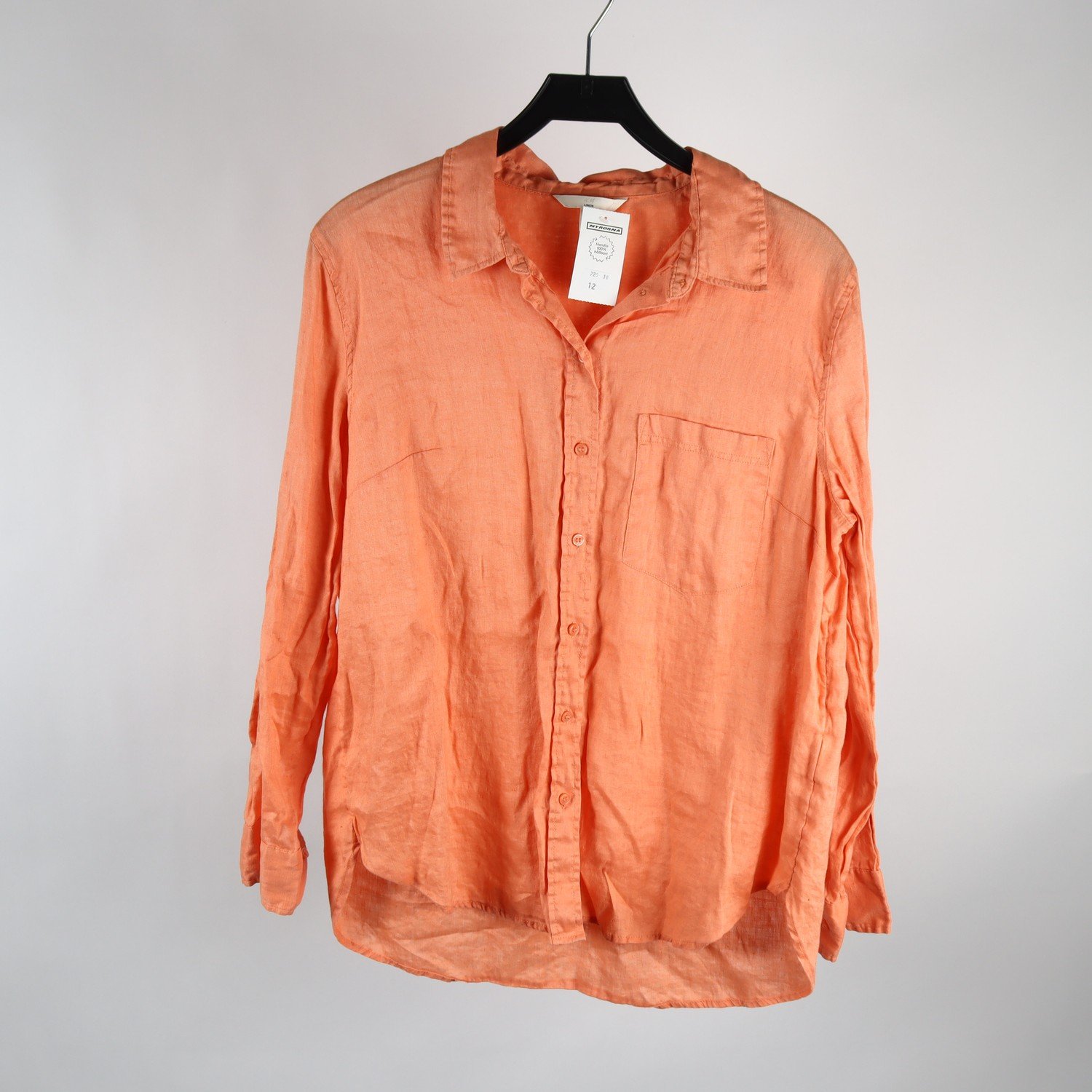 Blus, H&M, aprikos, stl. L