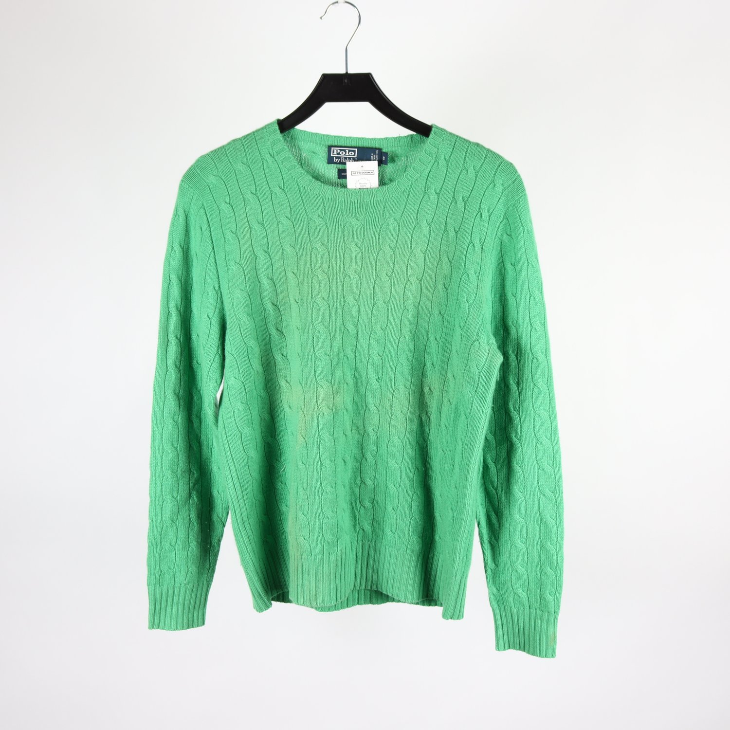 Tröja, Polo Ralph Lauren, grön, cashmere, stl. S