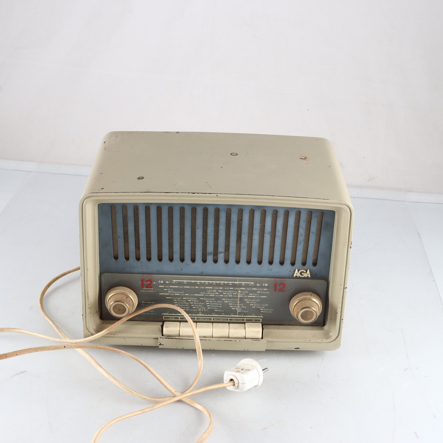 Radio, Aga. Repobjekt/reservdelar. Samfraktas ej.