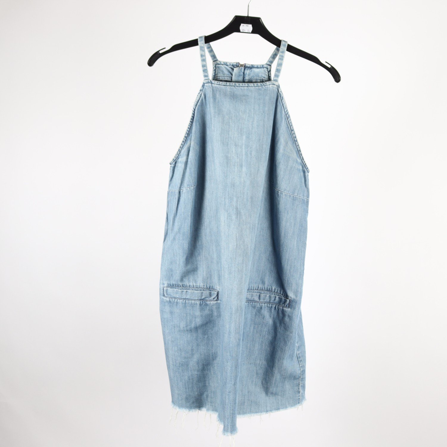Klänning, Asos, blå, jeans, stl. 34
