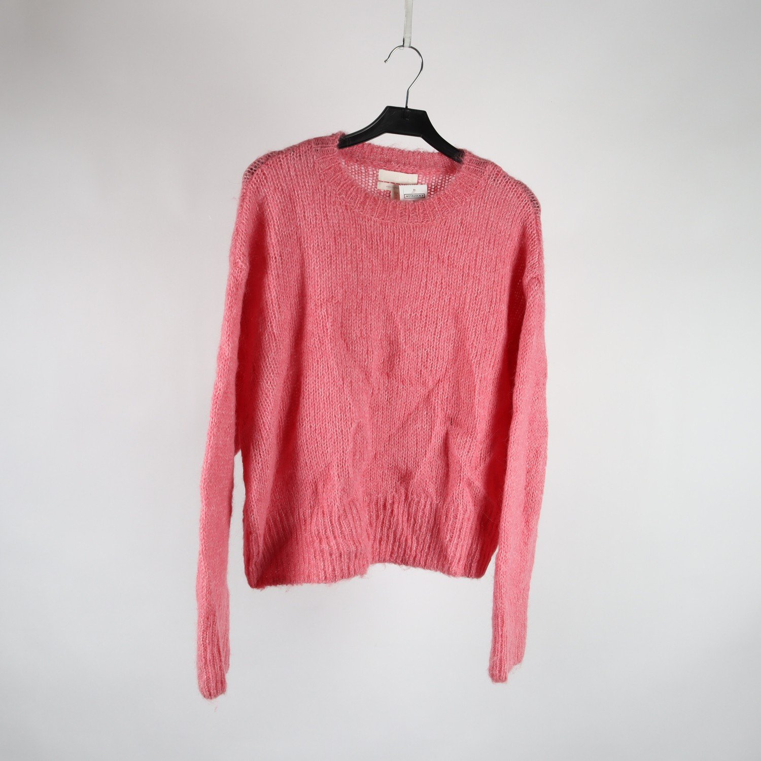 Tröja, H&M, rosa, ull, alpaca, stl. S