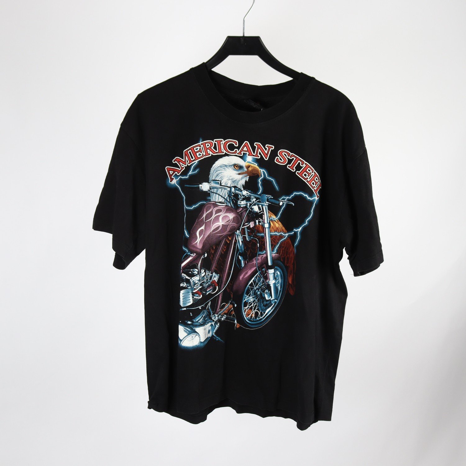 T-shirt, Red, American Steel, svart, stl. XL