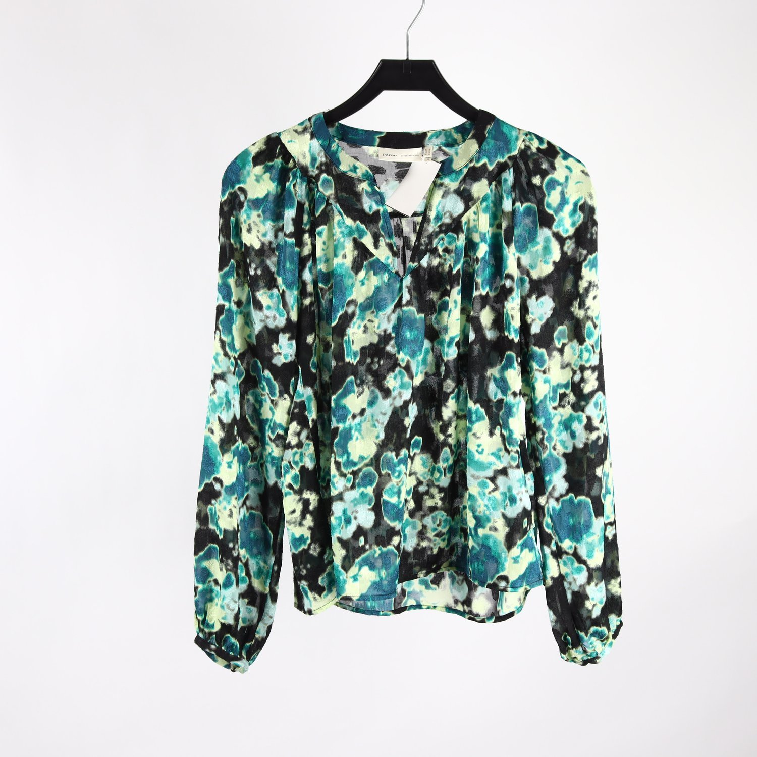 Blus, InWear, mönstrad, stl. 38