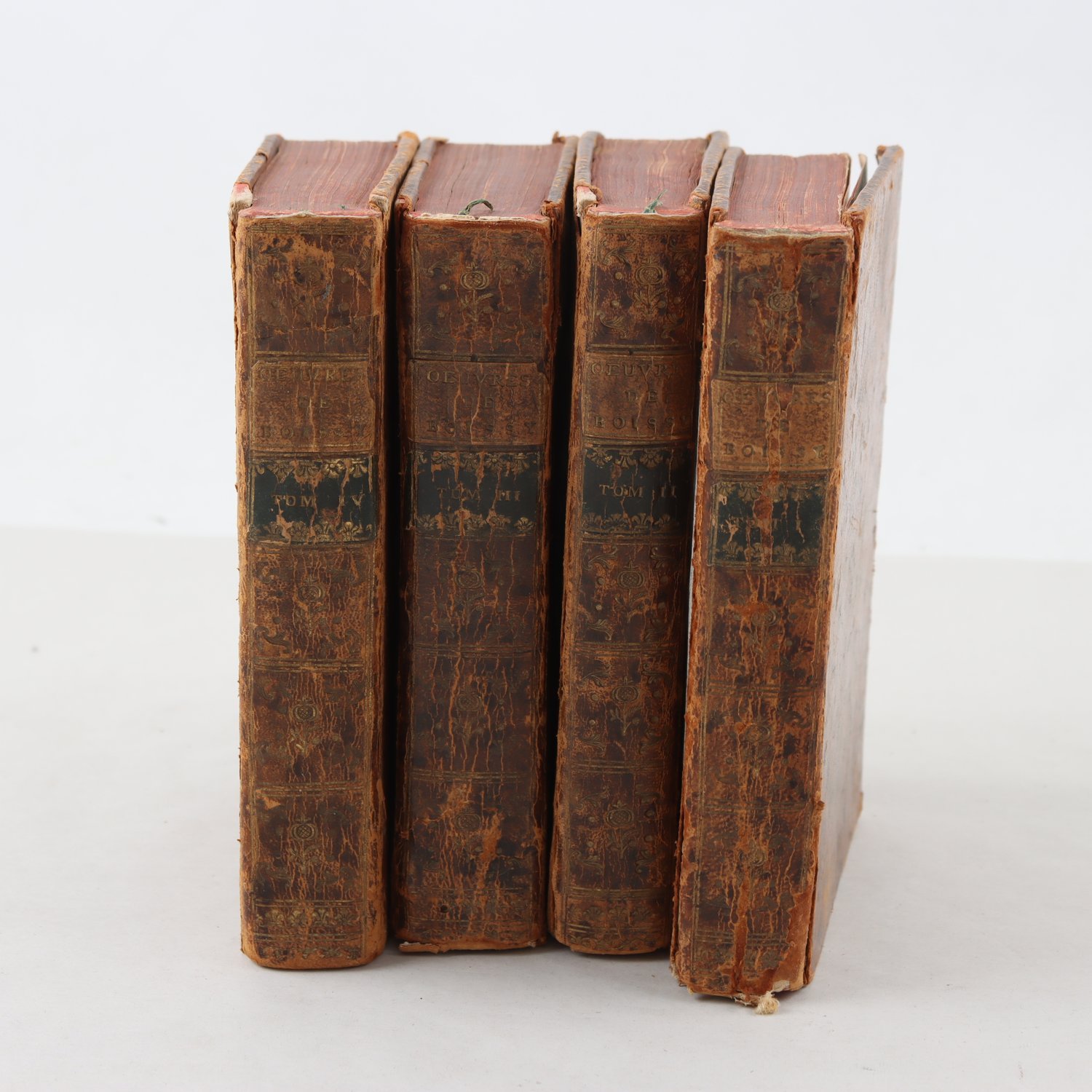 Oeuvres de Monsieur de Boissy, 8 delar i 4 band (1763)