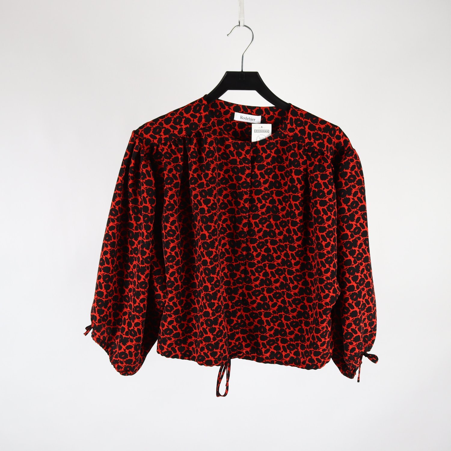 Blus, Rodebjer, mönstrad, stl. S