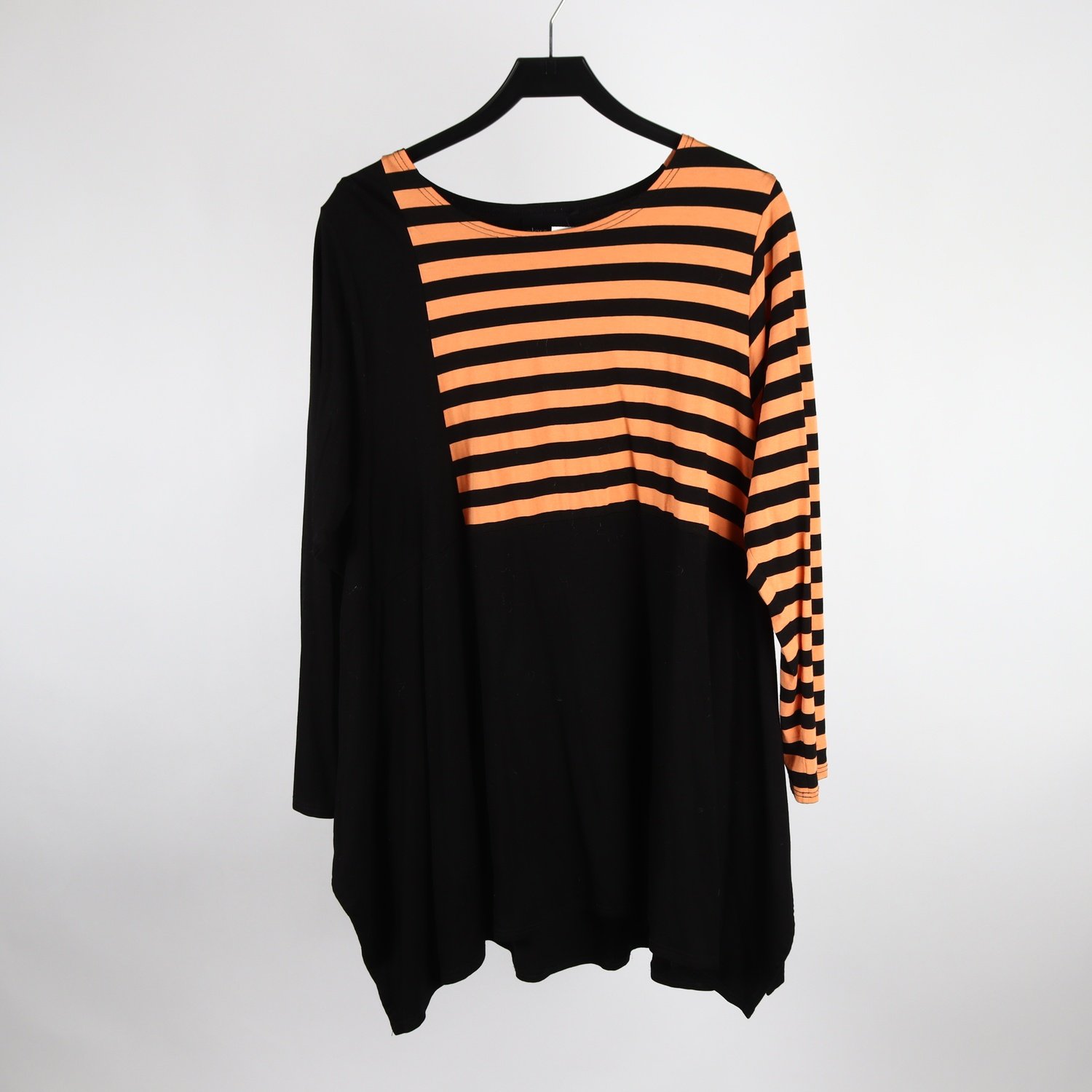 Tröja, Olars Ulla, svart, orange, stl. ca. L/XL