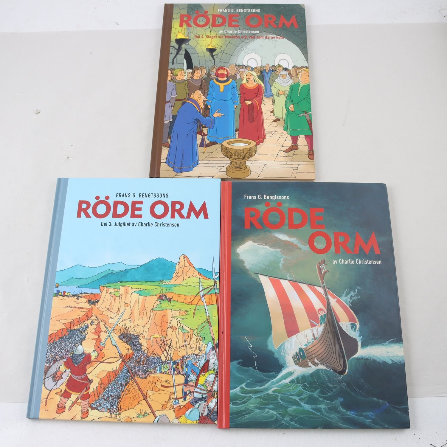 Charlie Christensen, Röde Orm, Del 1, 3 och 4