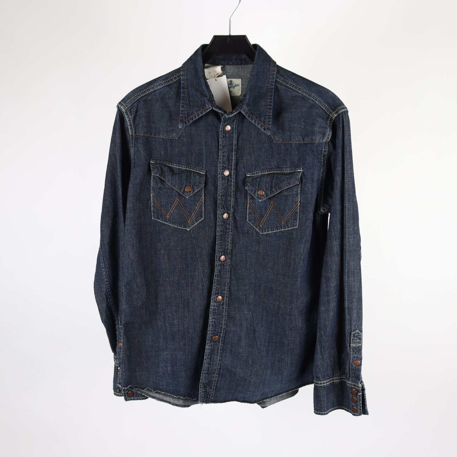 Jeansskjorta, Wrangler, blå, stl. M