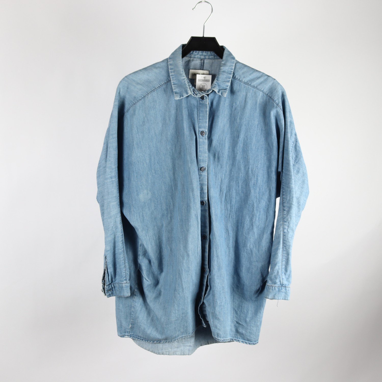 Jeansskjorta, Monki, blå, stl. S