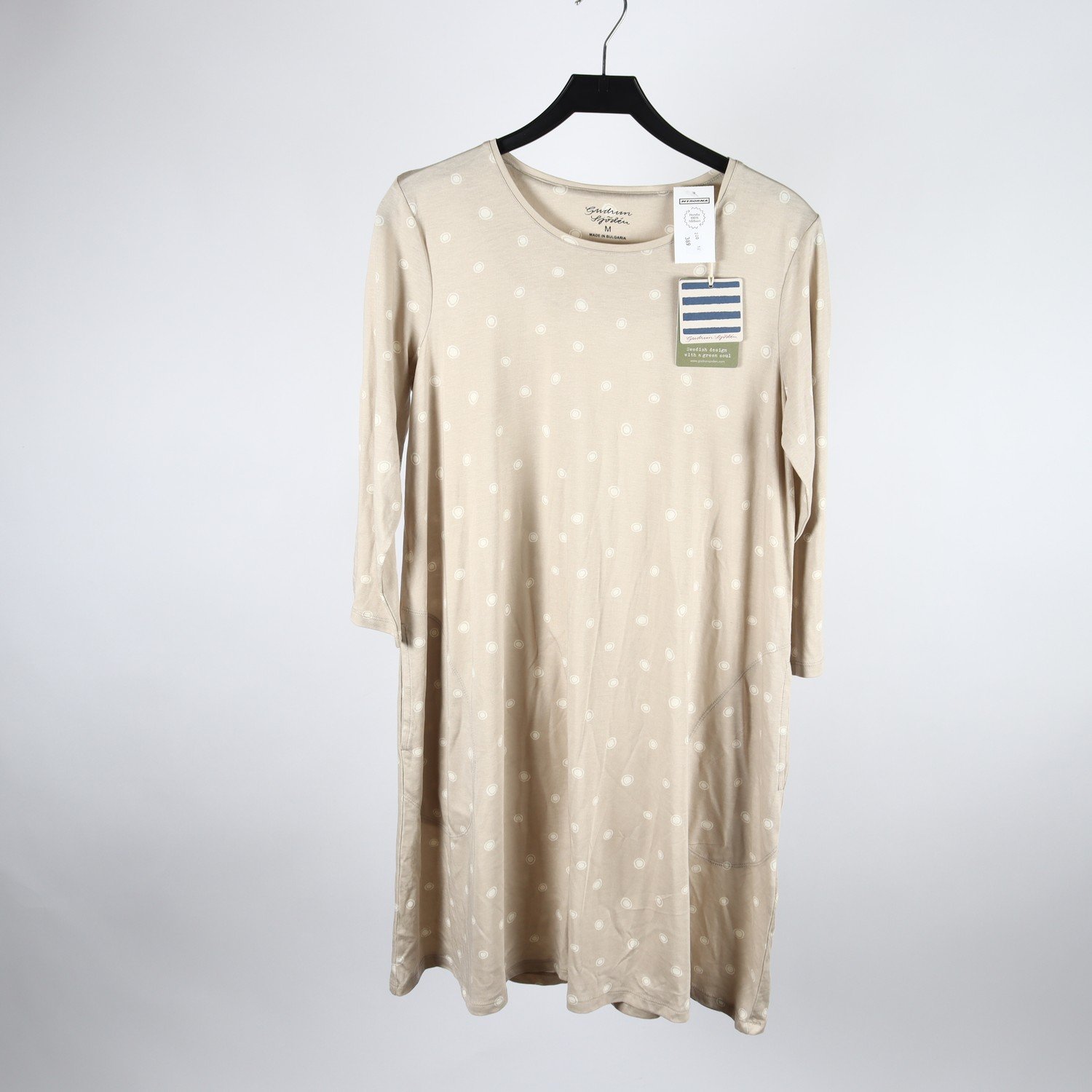 Klänning, Gudrun Sjödén, beige, stl. M