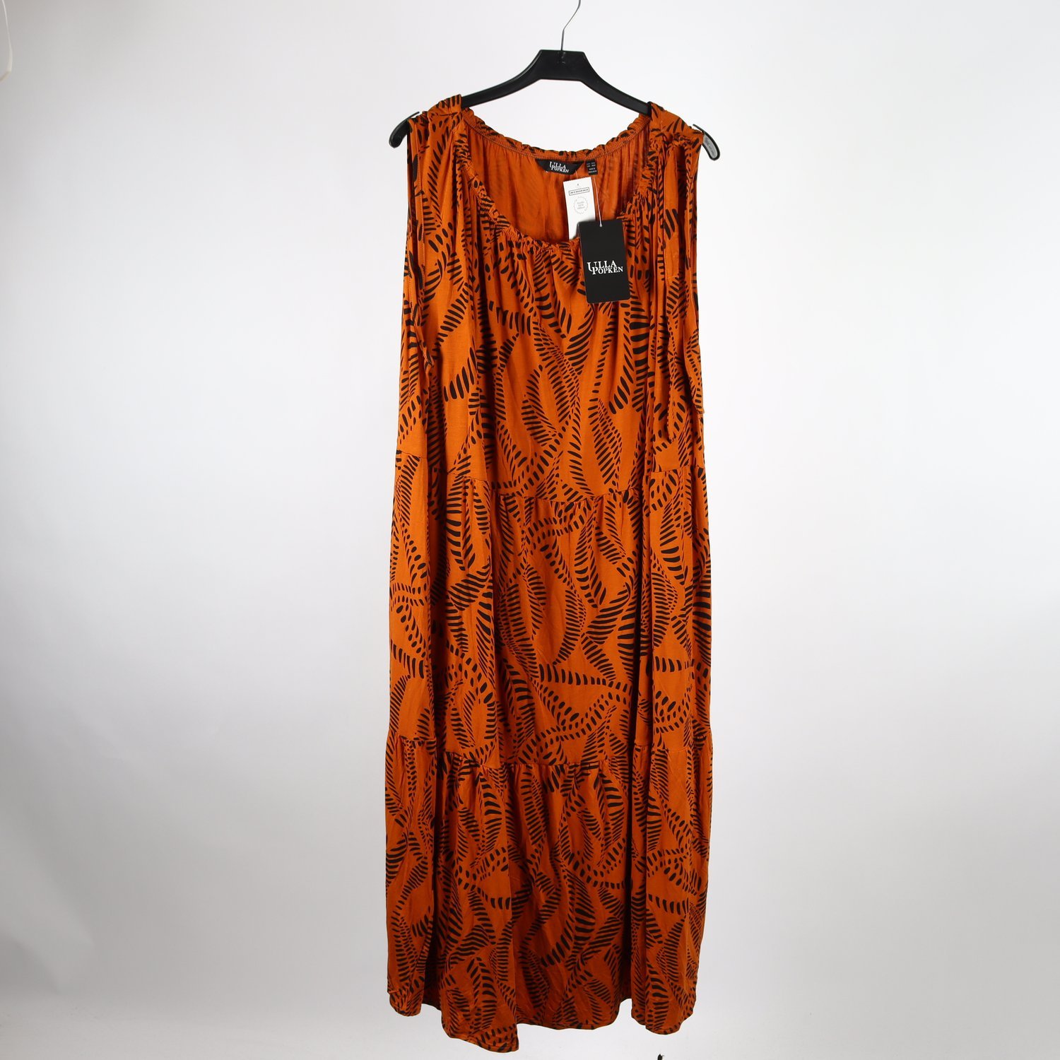 Klänning, Ulla Popken, orange, stl. 50/52