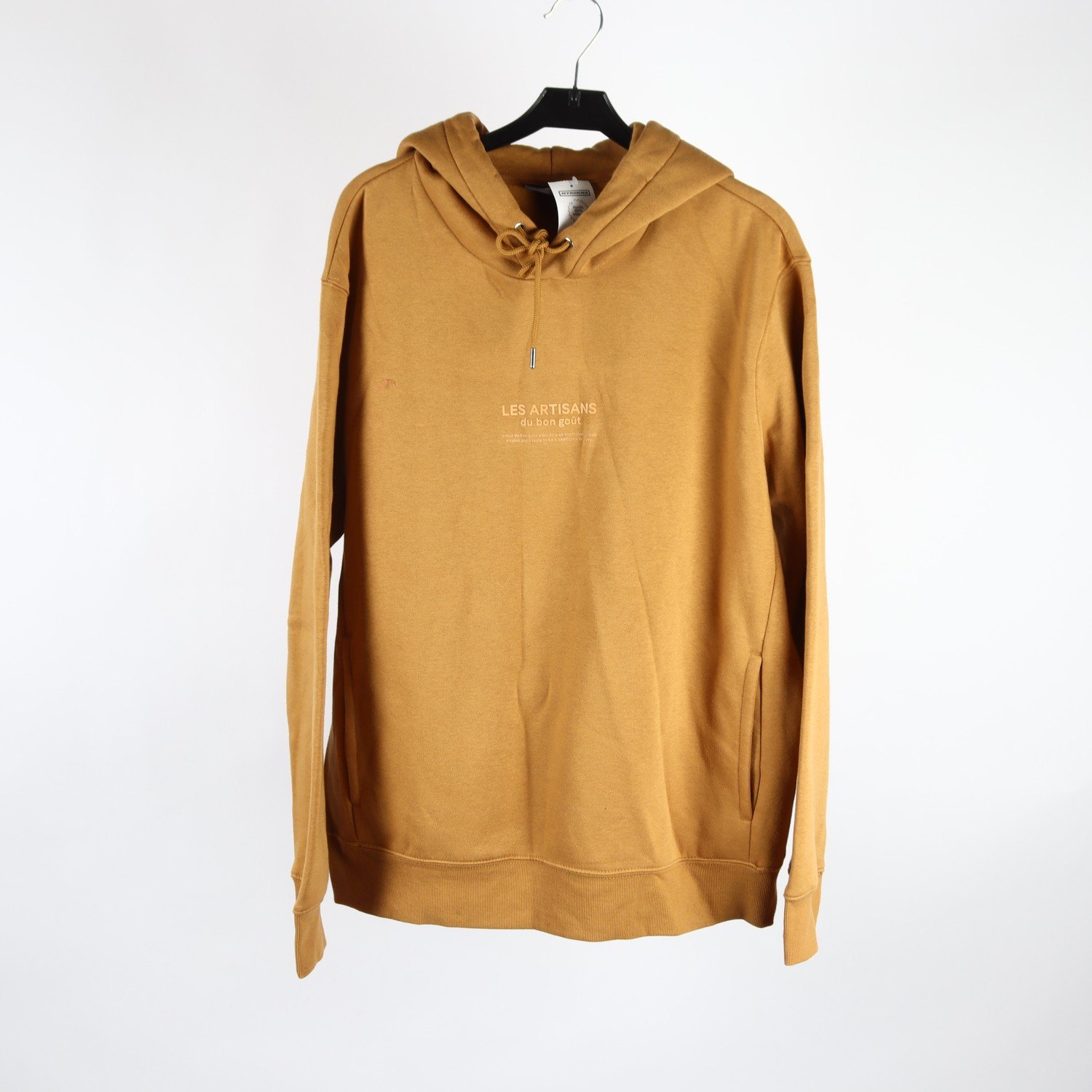 Hoodie, H&M, brun, stl. L