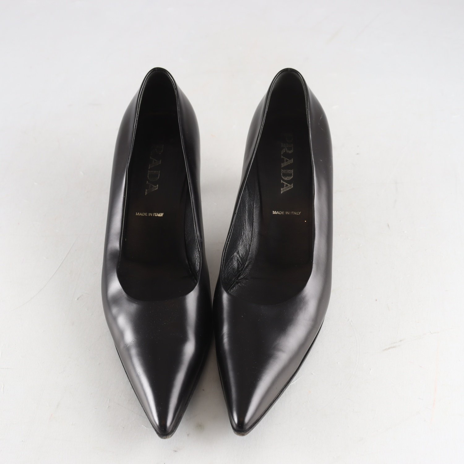 Pumps, Prada, svart, stl. 40