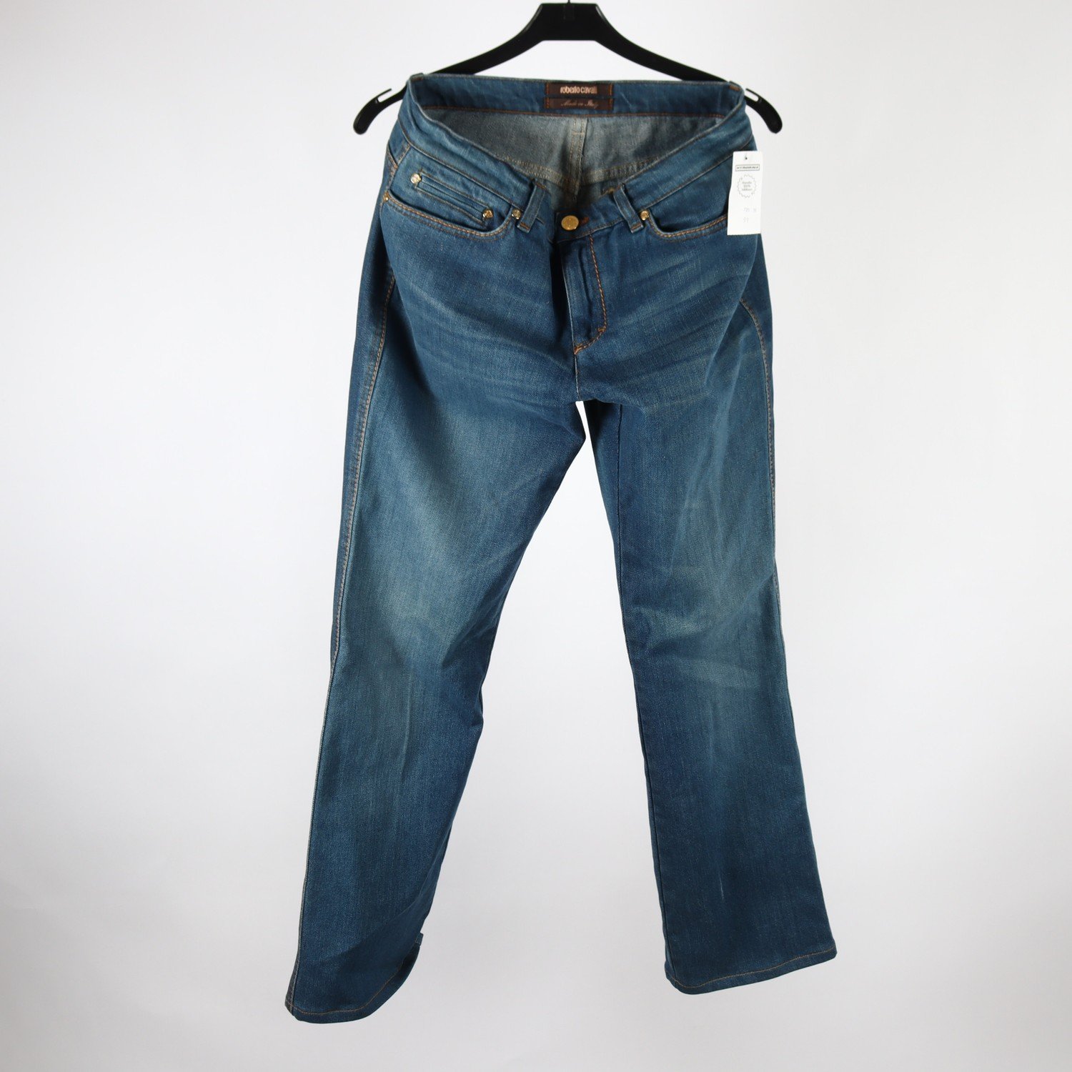 Jeans, Roberto Cavalli, blå, stl. 42