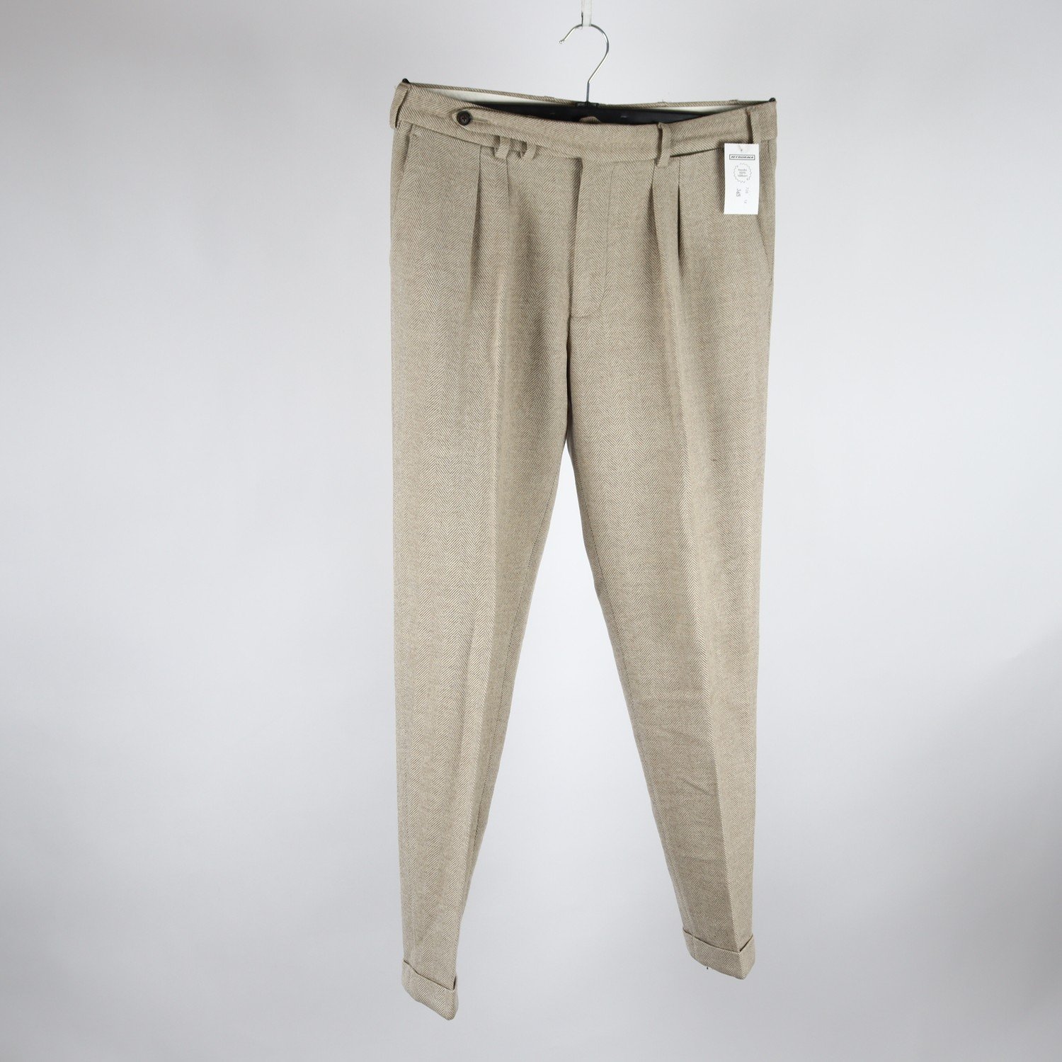 Byxor, Suitsupply, beige, ull, stl. 46