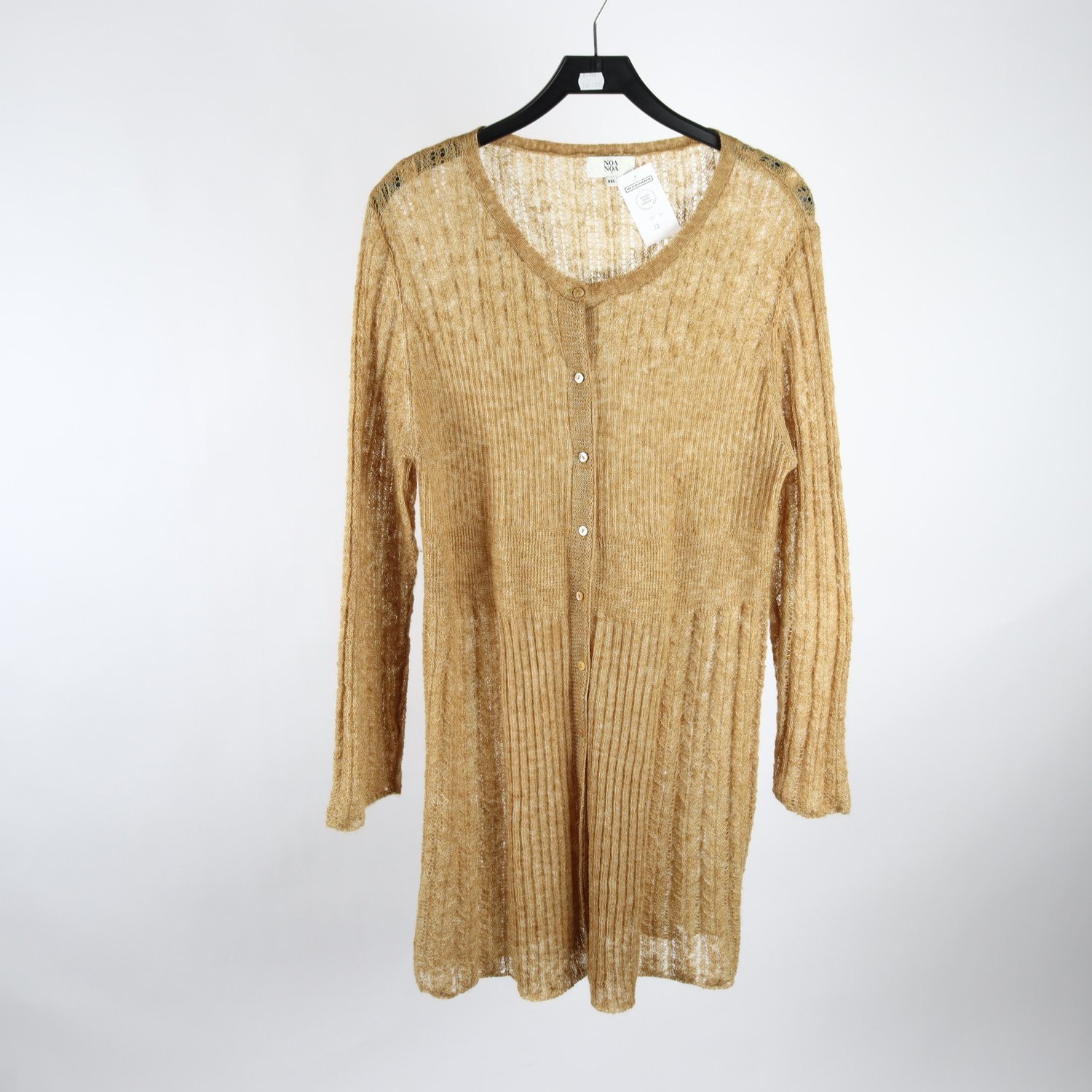 Kofta, lång, Noa Noa, beige, stl. XXL