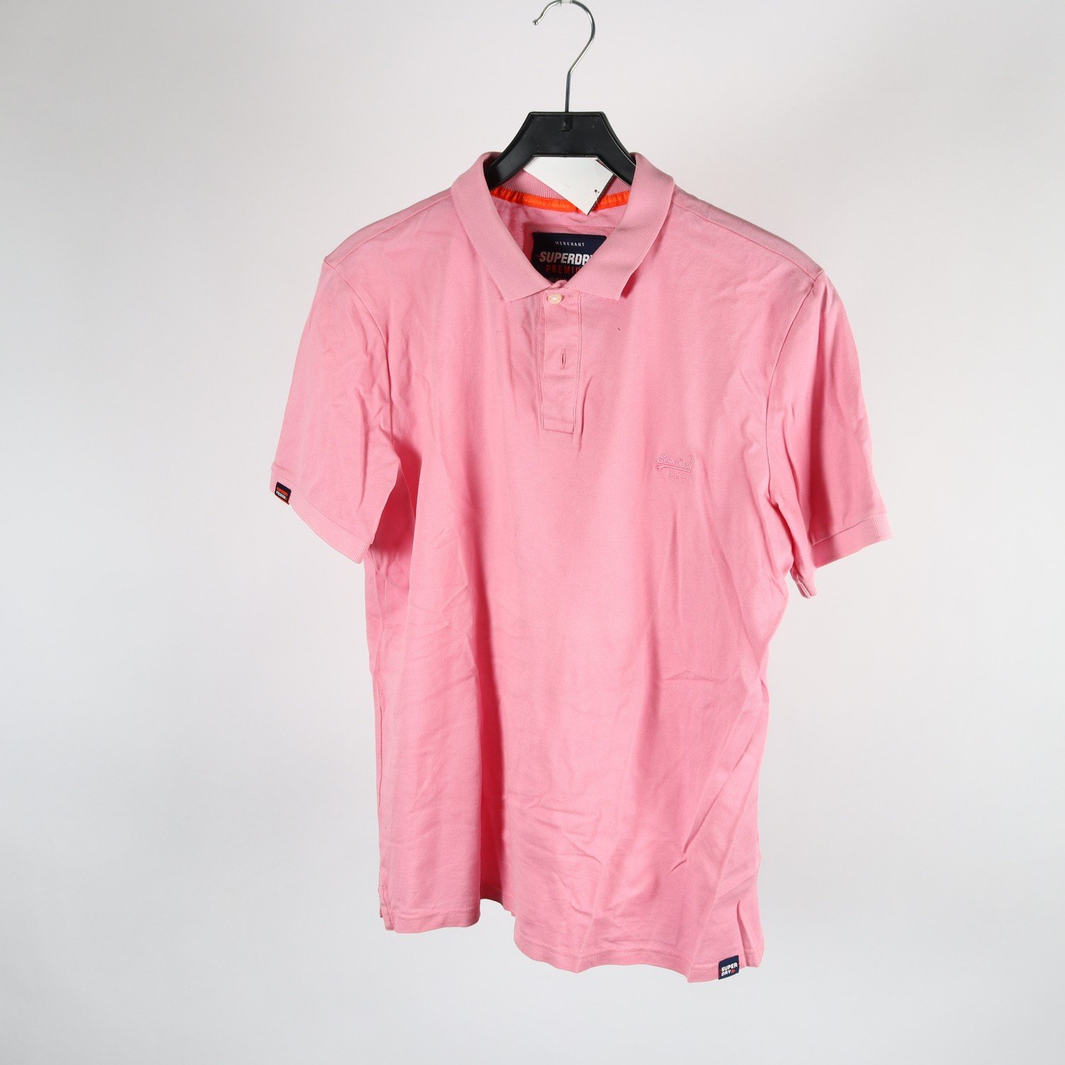 Pikètröja, Superdry, rosa, stl. L