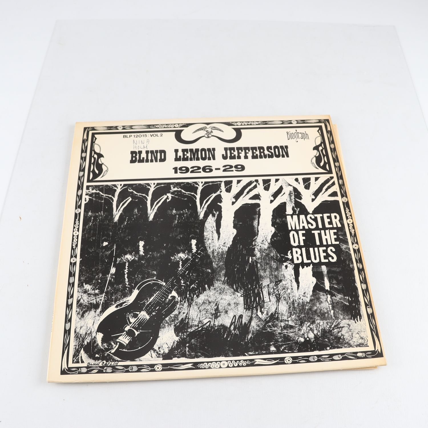LP Blind Lemon Jefferson, Master Of The Blues Vol. 2 1926-29