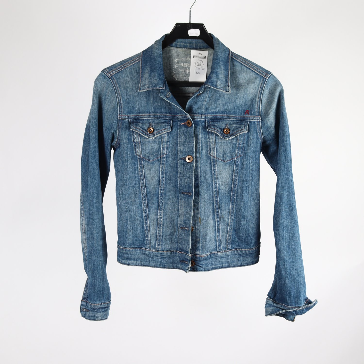 Jeansjacka, Replay, blå, stl.S