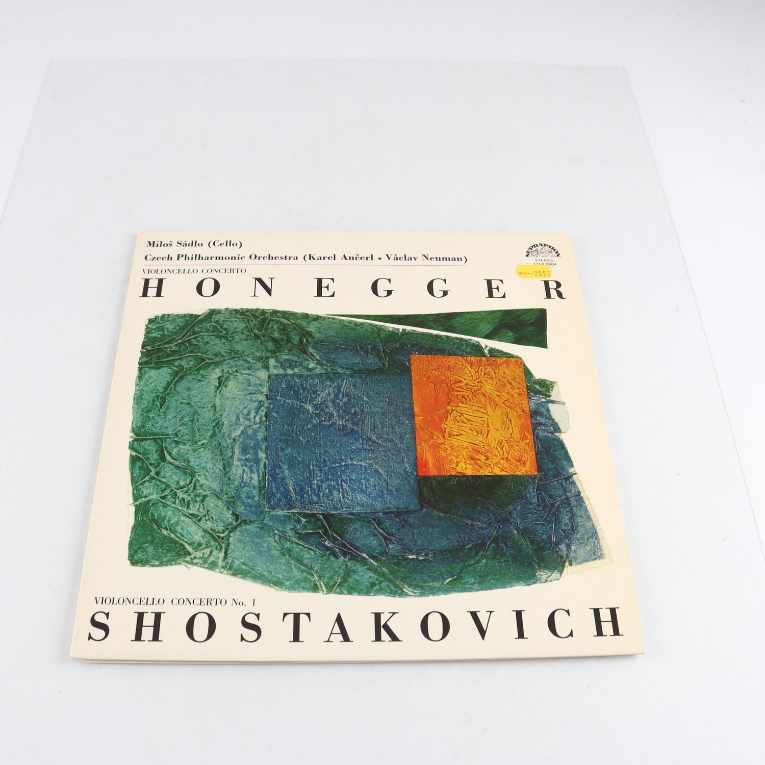 LP Honegger, Shostakovich, Violoncello Concerto / Violoncello Concerto No. 1
