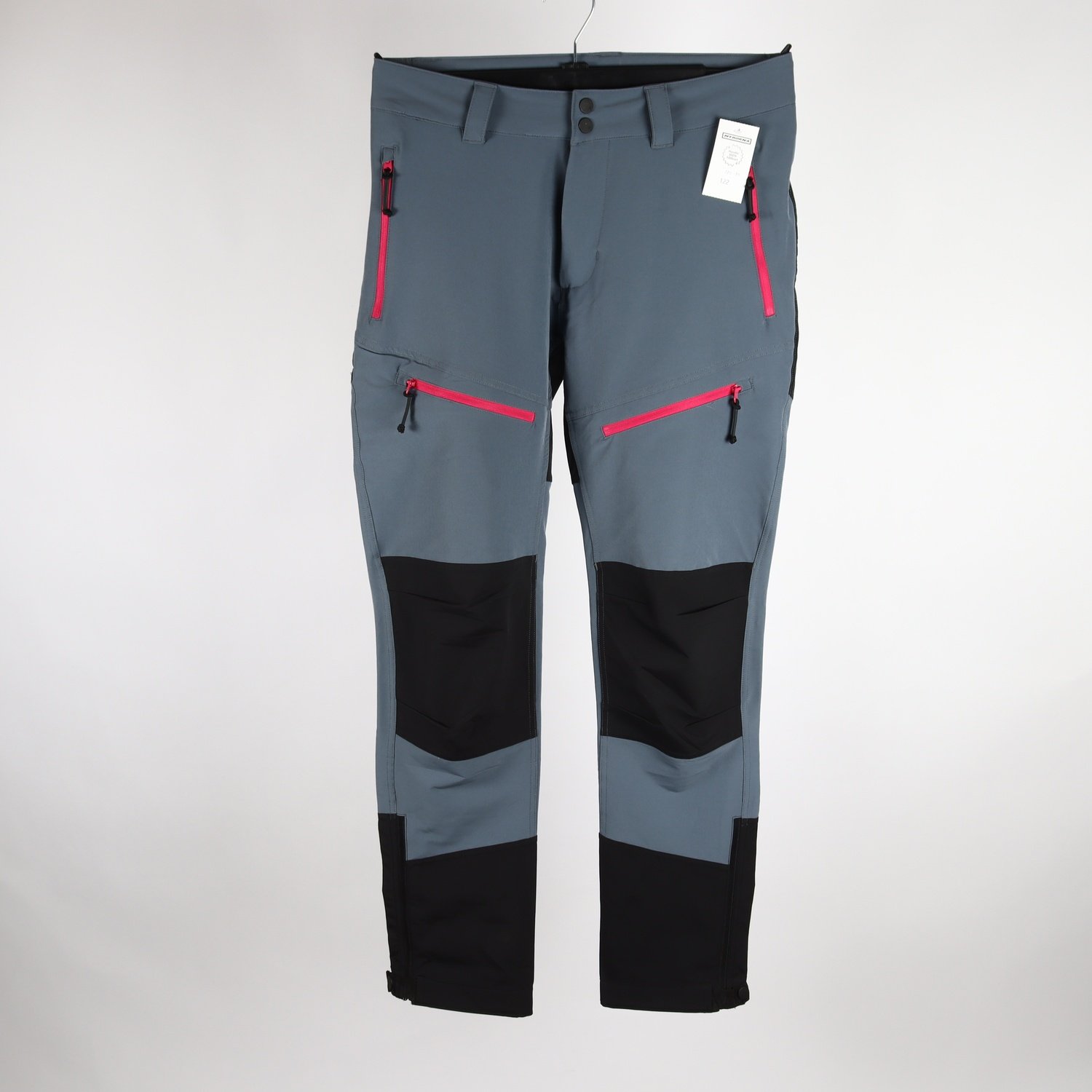 Fritidsbyxor, Everest, grå, svart, stl. 40