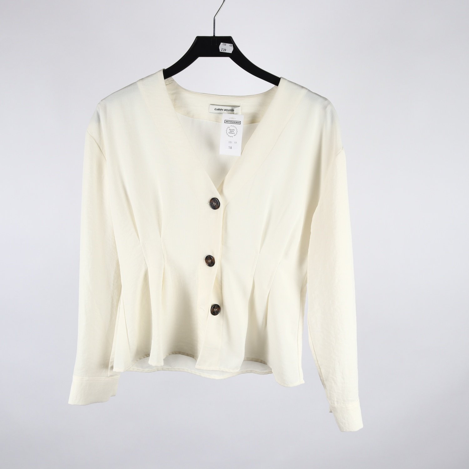 Blus, carin Wester, offwhite, stl. 38