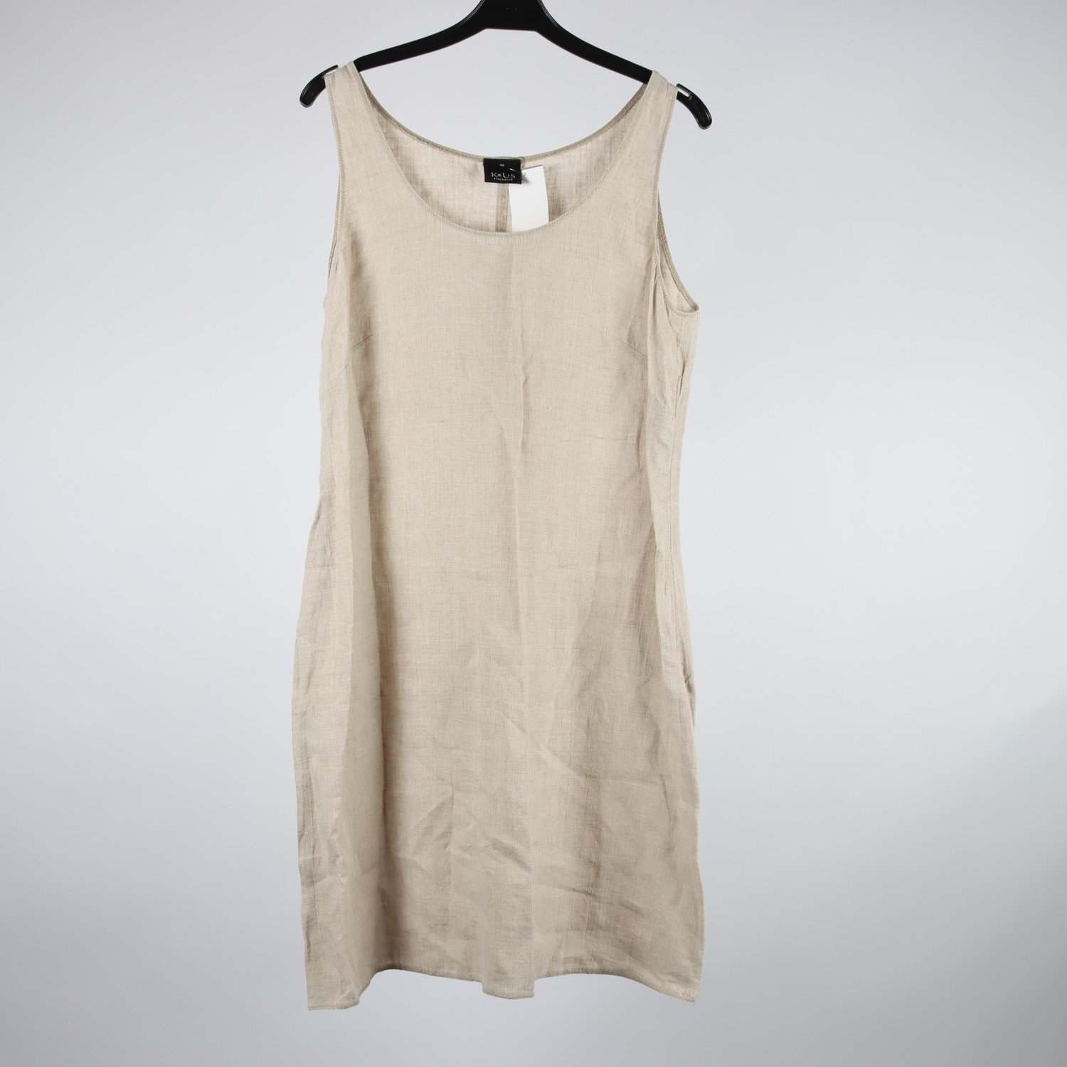 Klänning, K.U.S, beige, stl. 40
