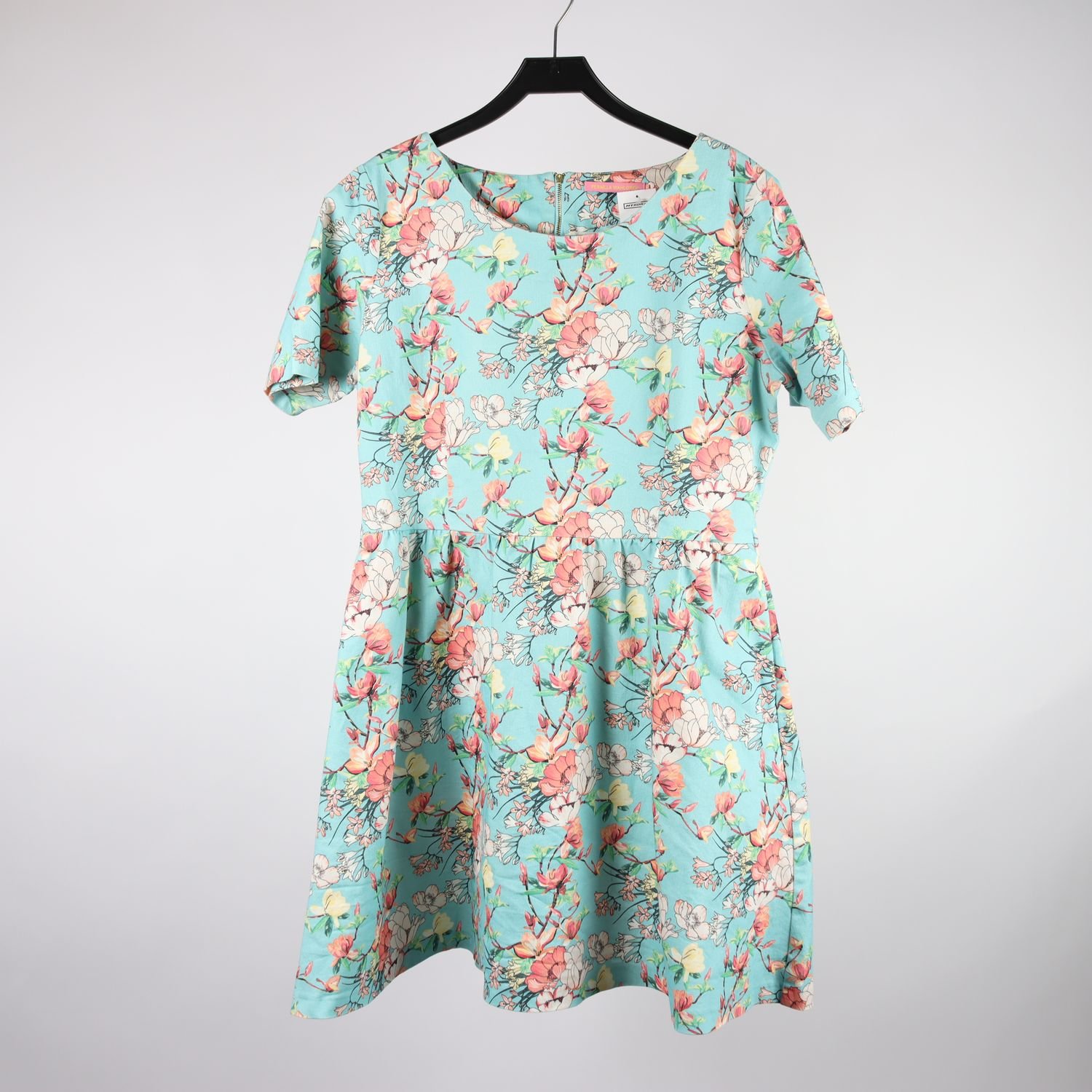 Klänning, Pernilla Wahlgren, blå, blommig, stl. XL