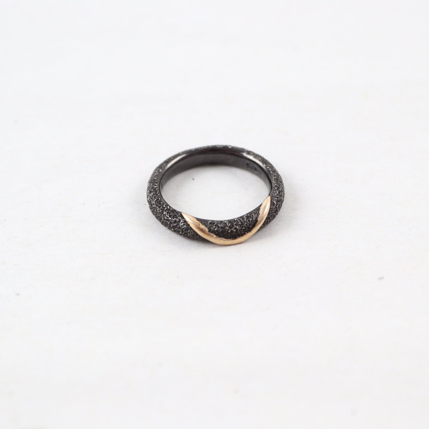 Ring, Silver, Guld, vikt: 4,8g