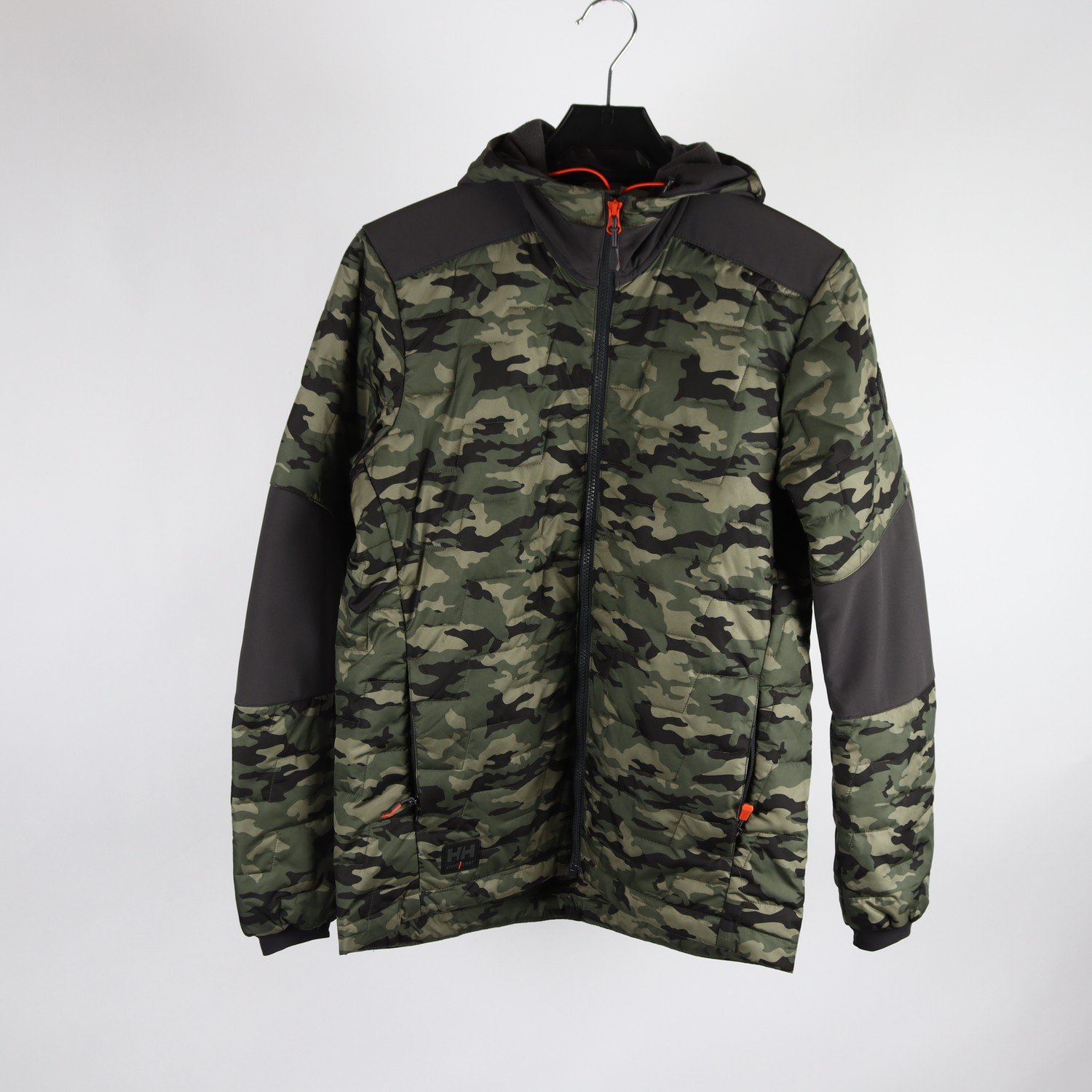Jacka, workwear, Helly Hansen, grön, camouflage, stl. S