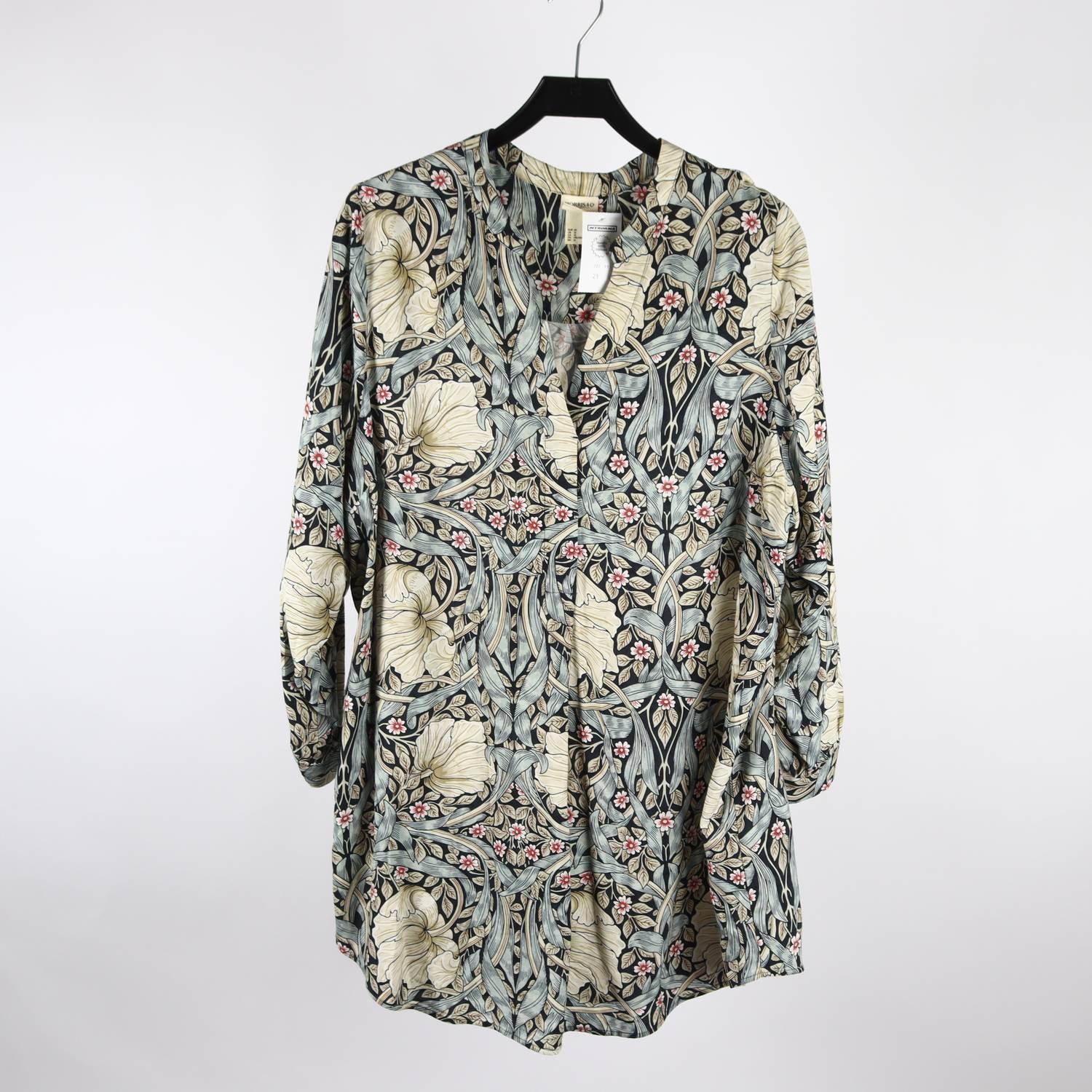 Blus, Morris & Co x H&M, mönstrad, stl. 44