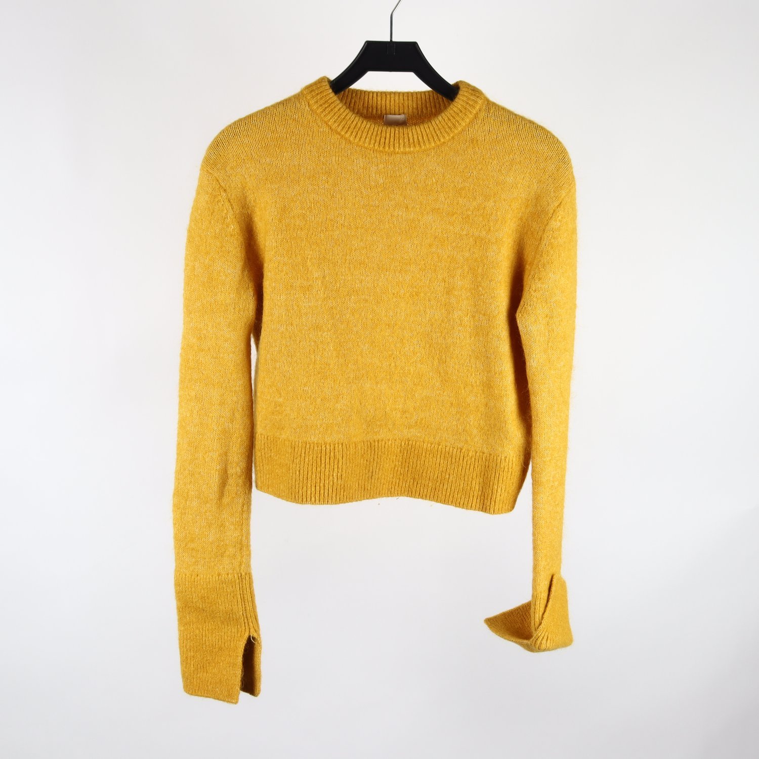 Tröja, H&M, senapsgul, stl. S