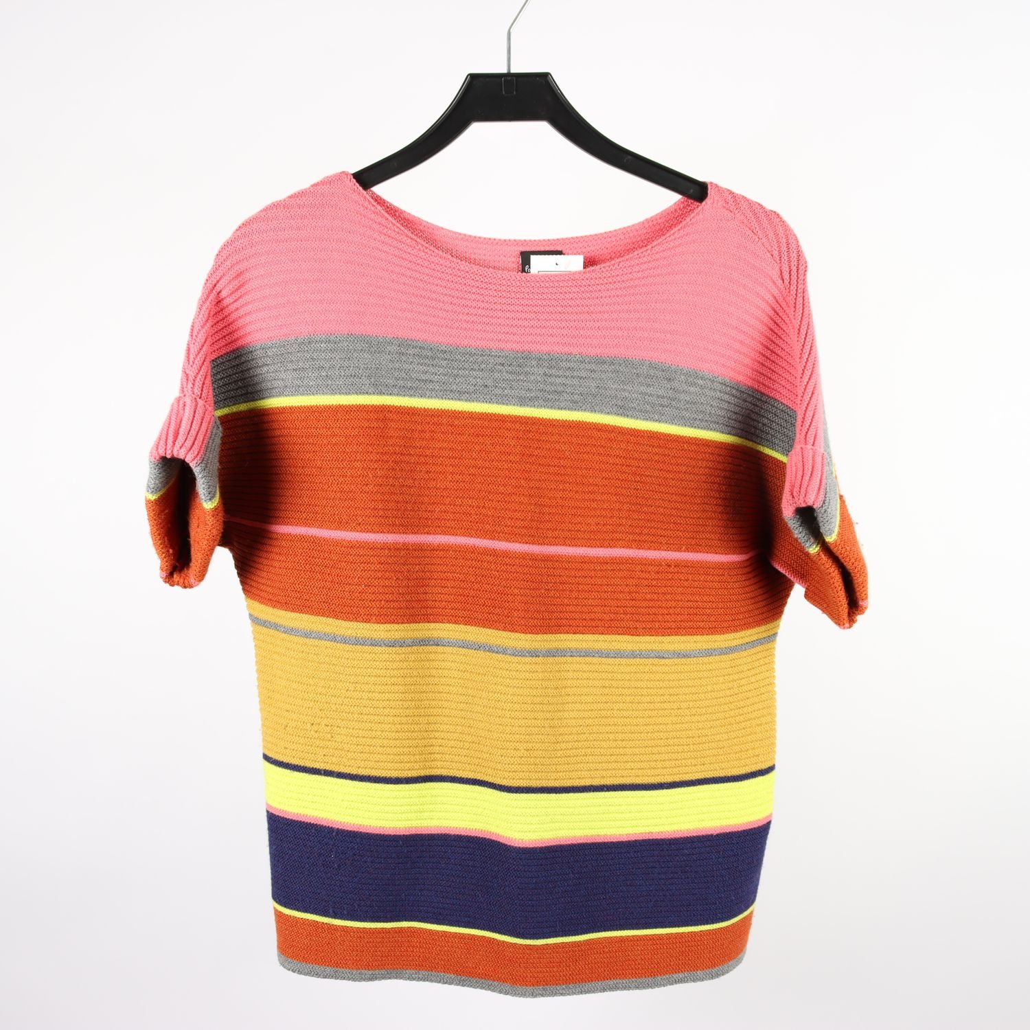 Tröja, Paul Smith, grå, lila, ull, stl. M