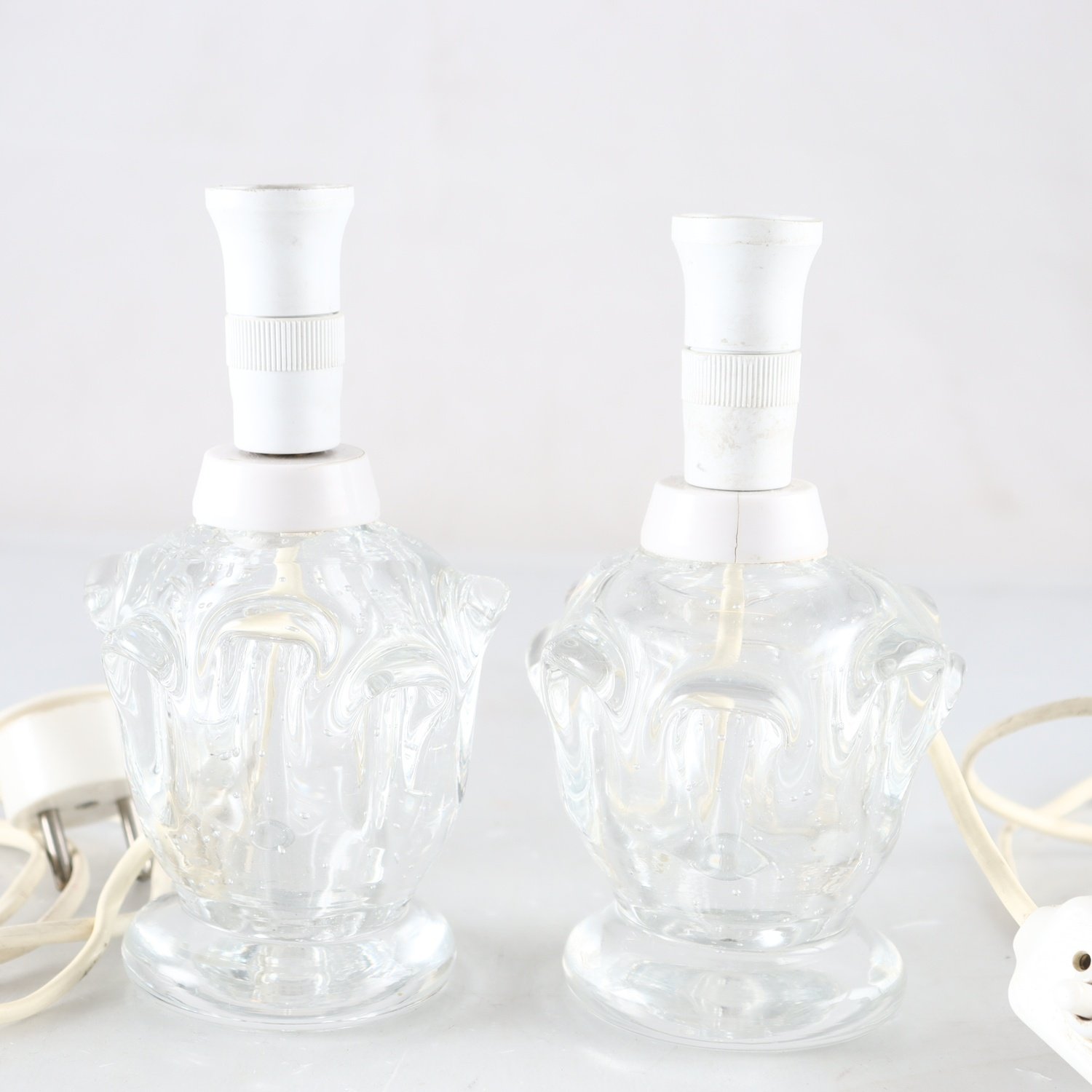 Bordslampor, Glas
